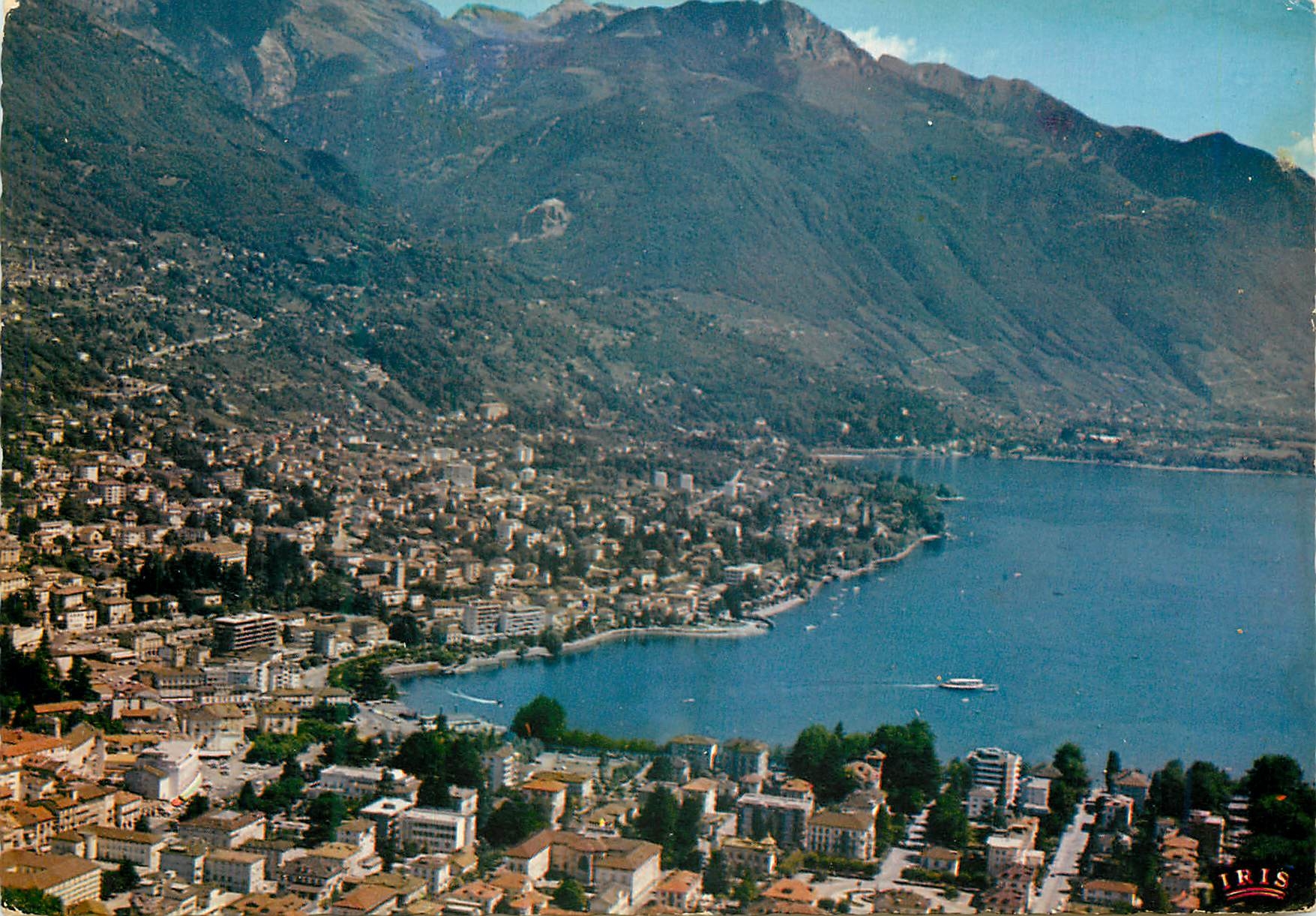 CPM Locarno Lago Maggiore Veduta aerea 