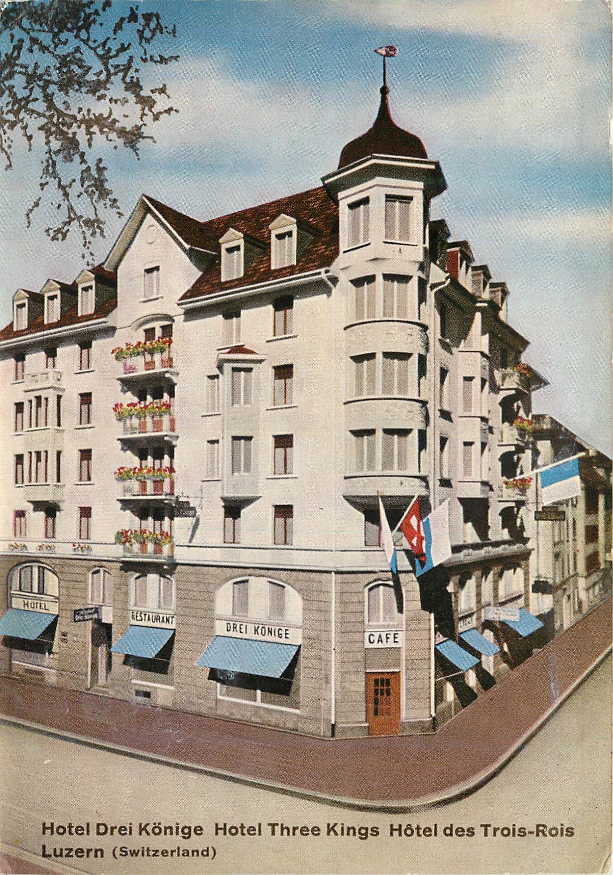 CPM Hotel des trois rois Luzern Switzerland 