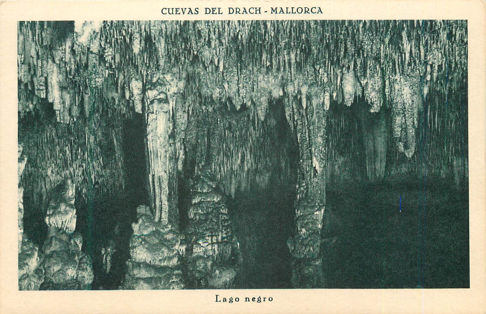 CPA Cuevas del Drach Mallorca Lago negro 