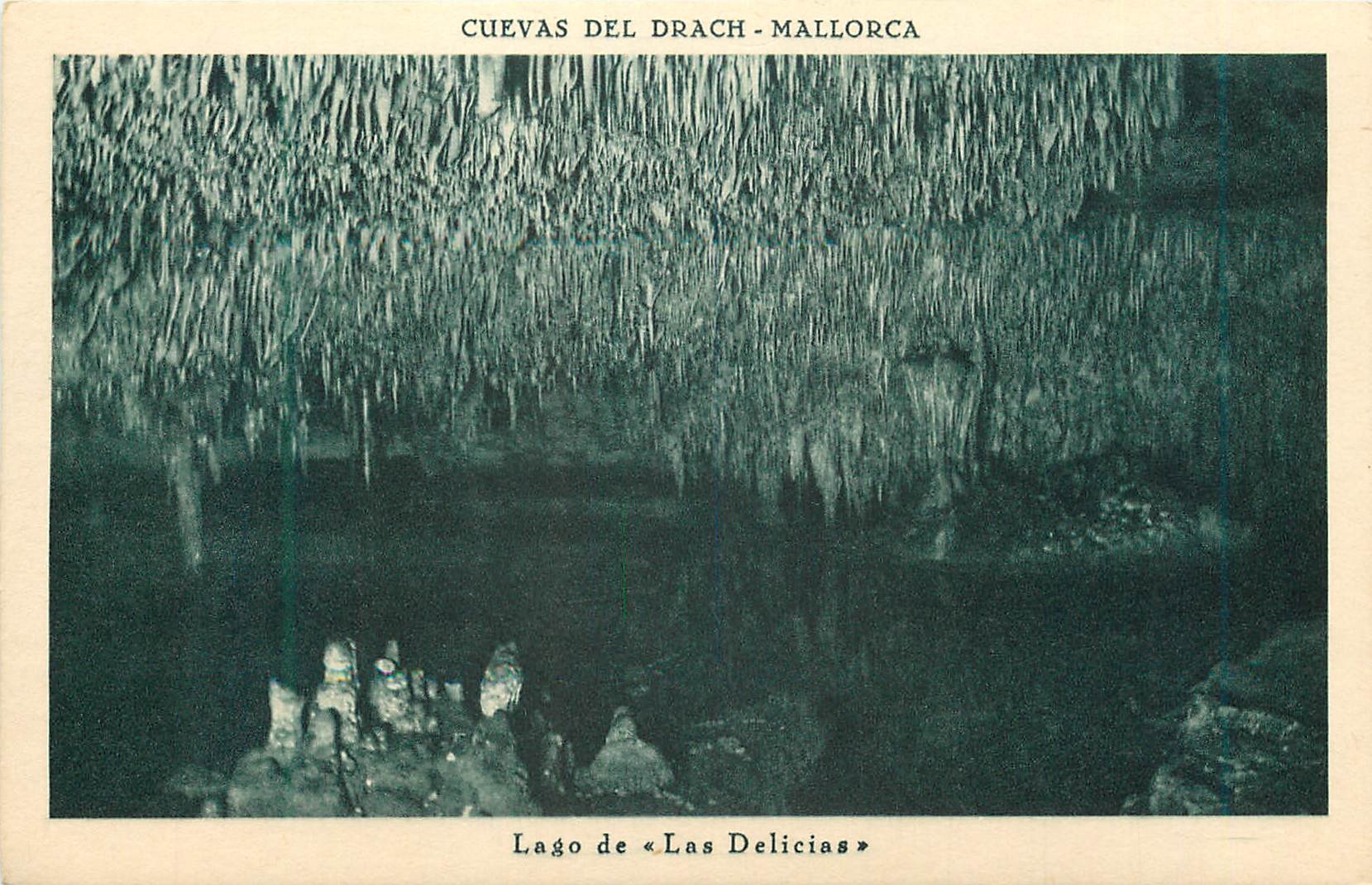 CPA Cuevas del Drach Mallorca Lago de Las Delicias 