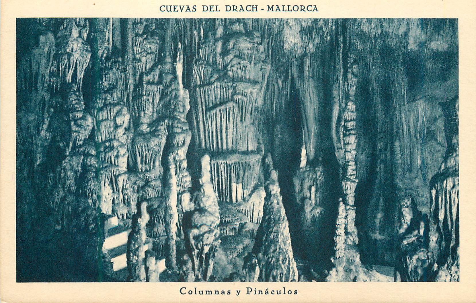 CPA Cuevas del Drach Mallorca Columnas y Pinaculos 