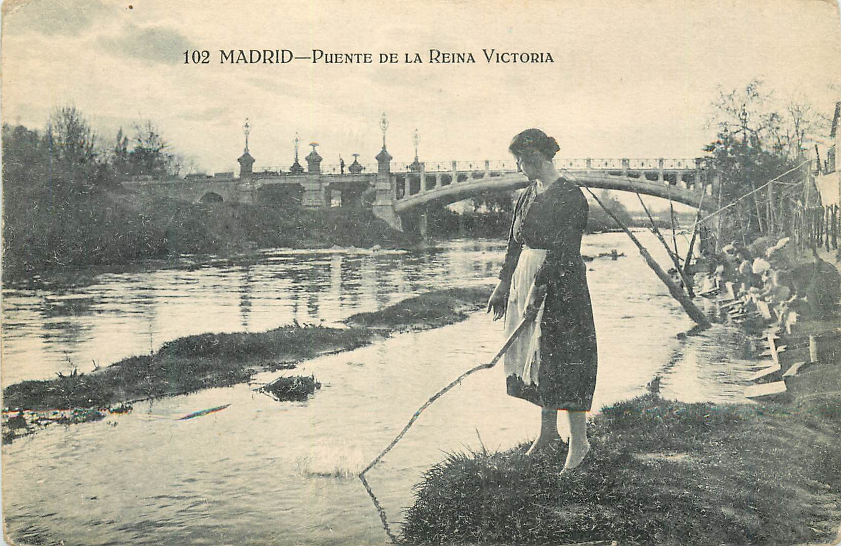 Madrid — Ponte de la Reina Victoria — Éditeur Grafos, n° 102