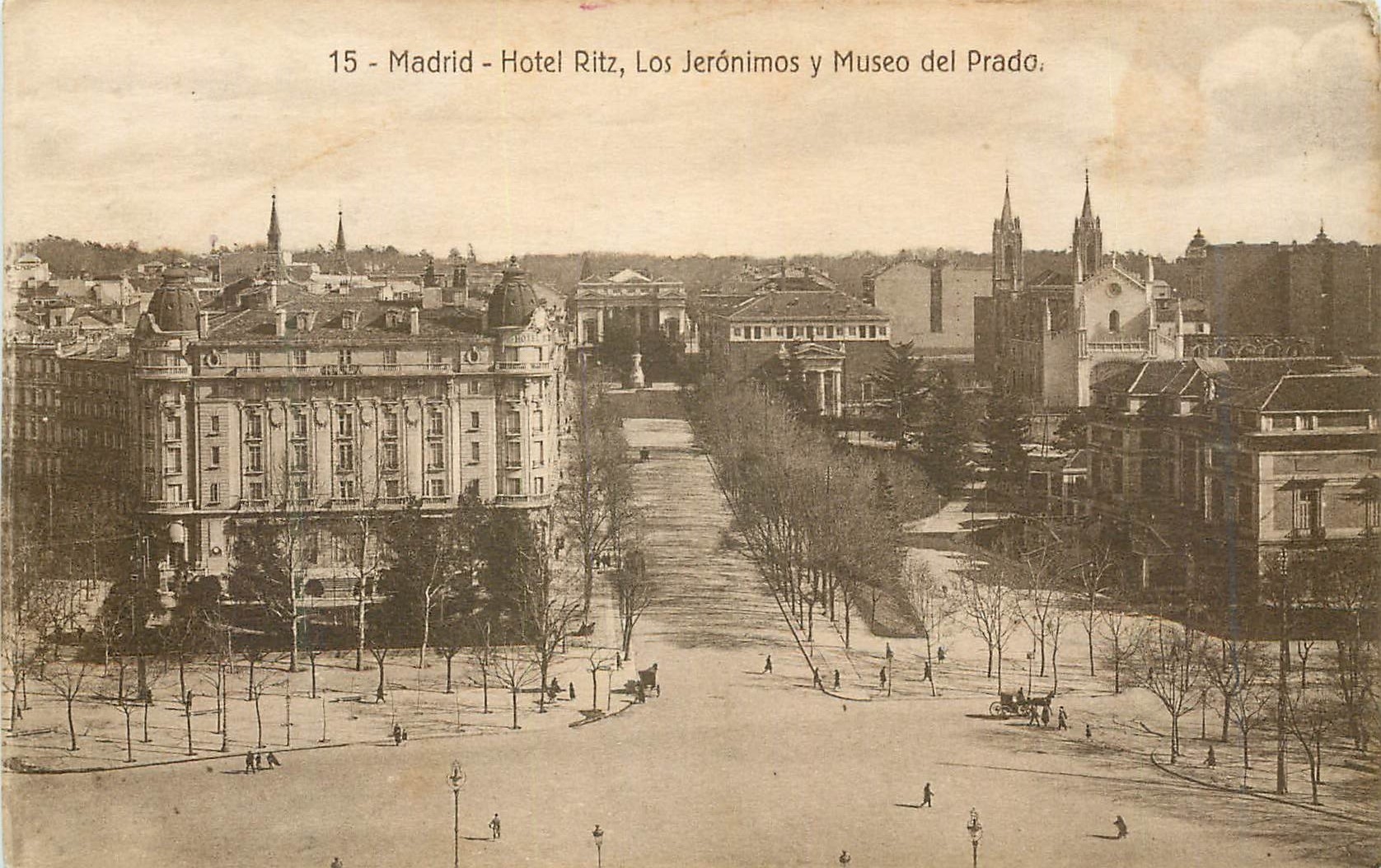 CPA Madrid Hotel Ritz Los Jeronimos y Museo del Prado 