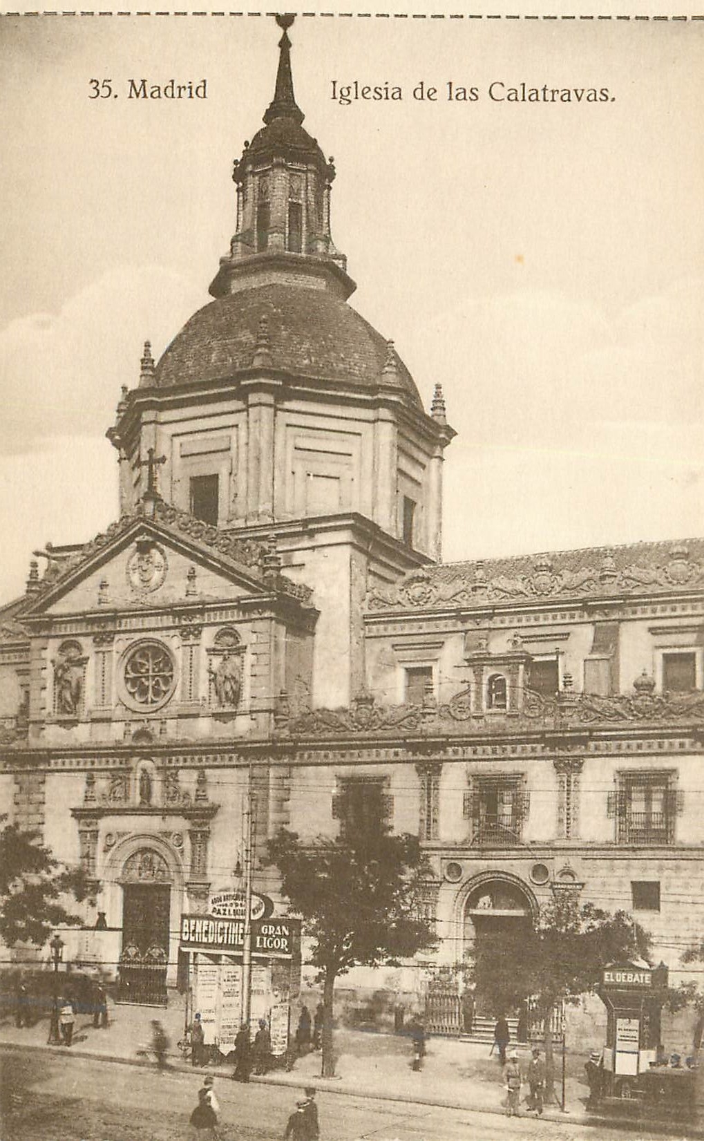 CPA Madrid Iglesia de las Calatravas 