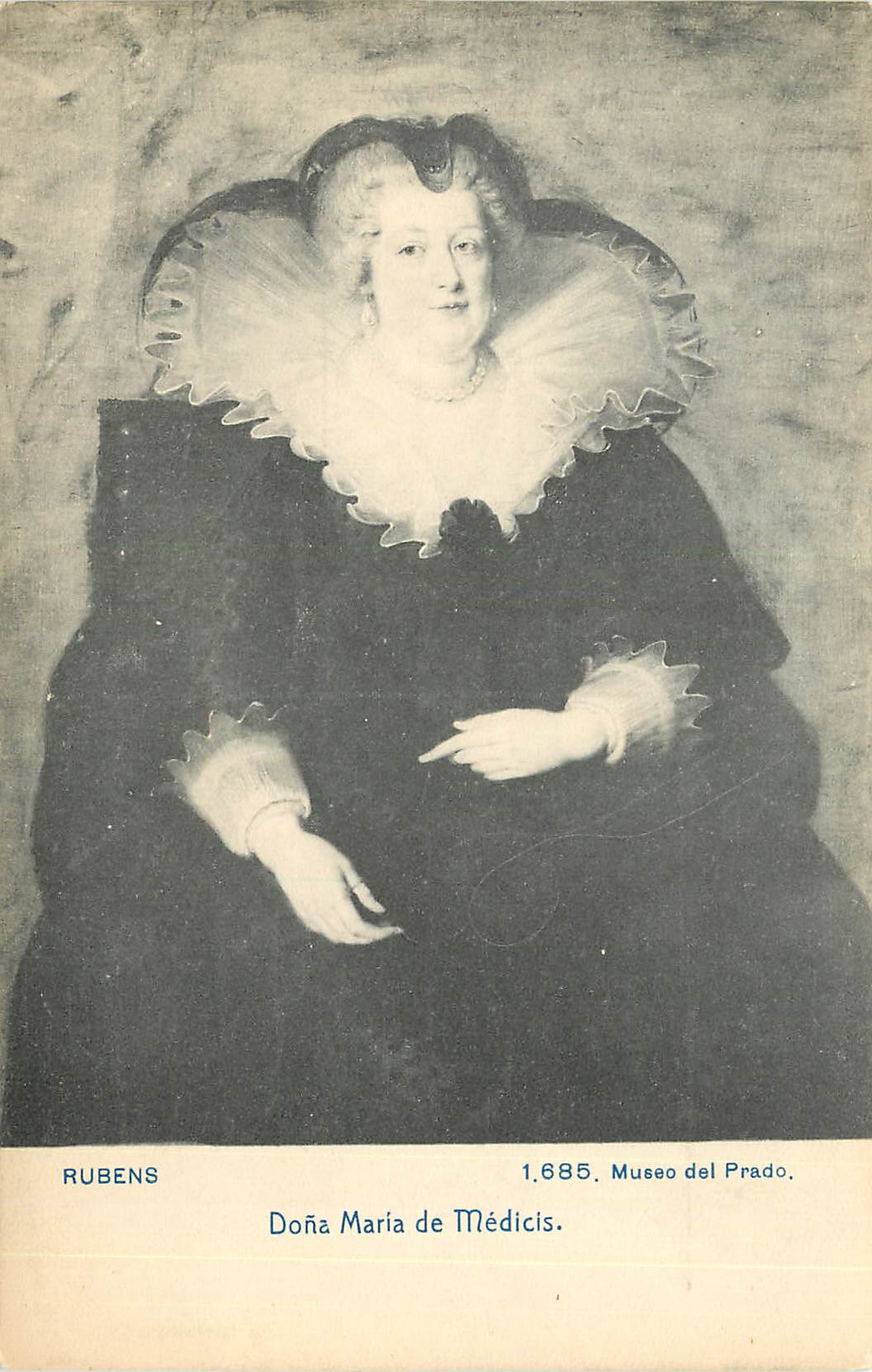 CPA Dona Maria de Medicis Museo del Prado 
