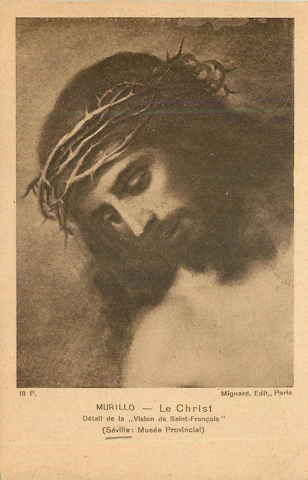 CPA Murillo Le Christ Seville Musee Provincial 