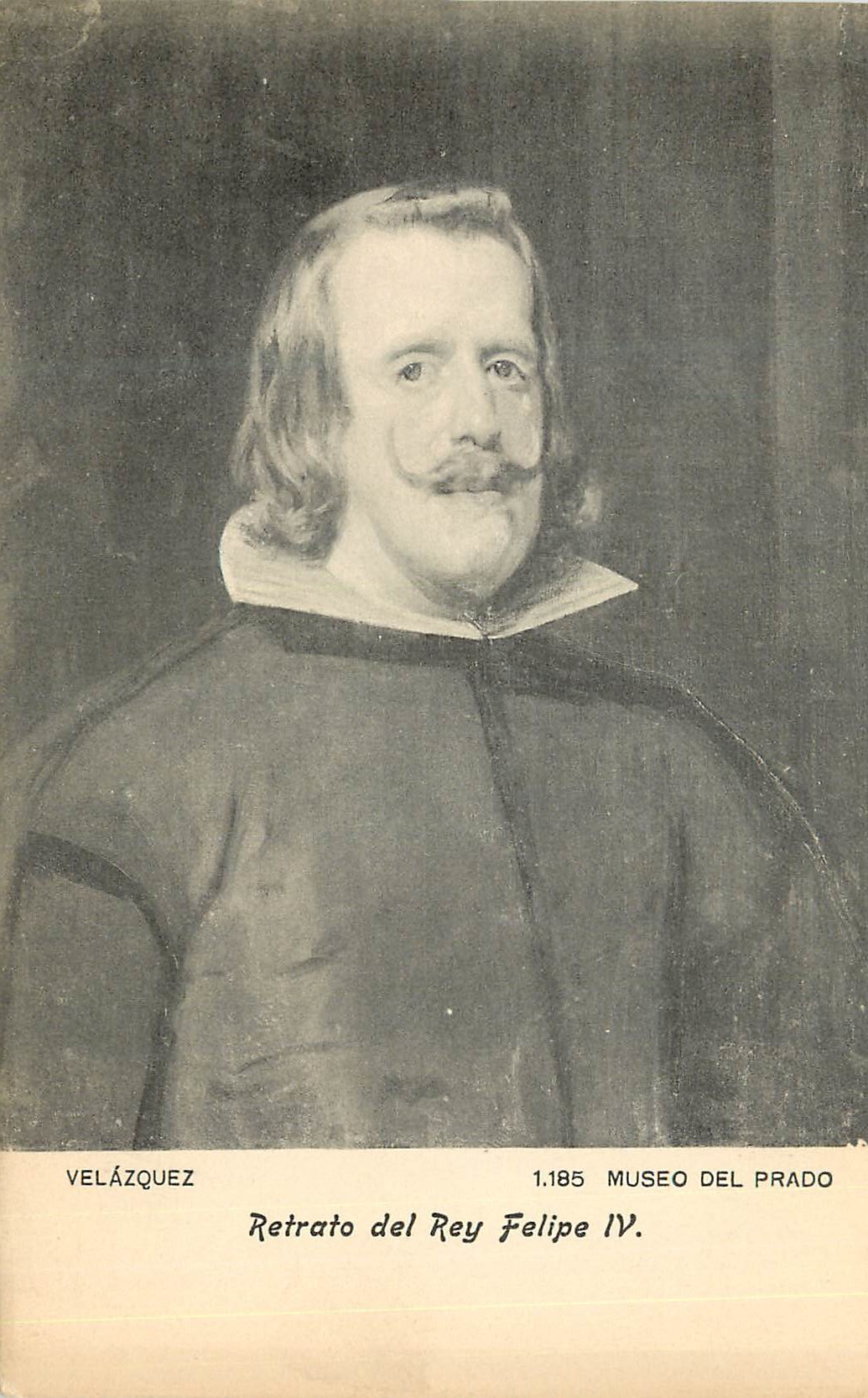 CPA Retrato del Rey Felipe IV Museo del Prado 