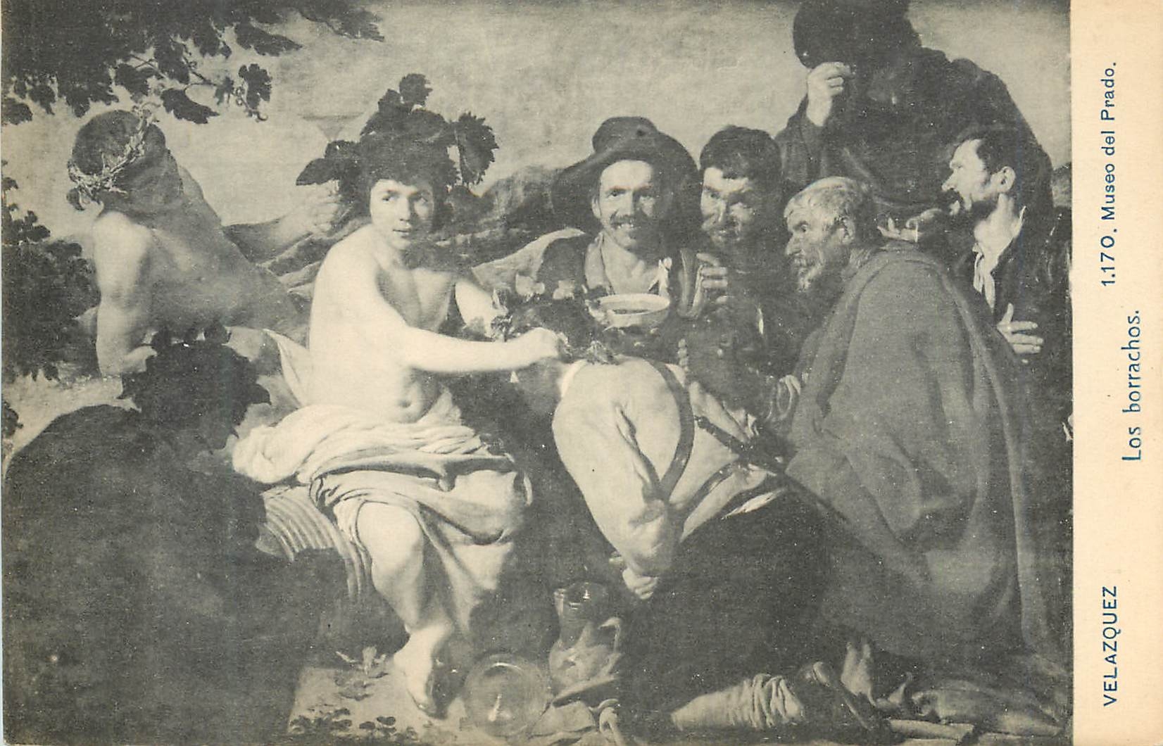 CPA Los borrachos Museo del Prado 