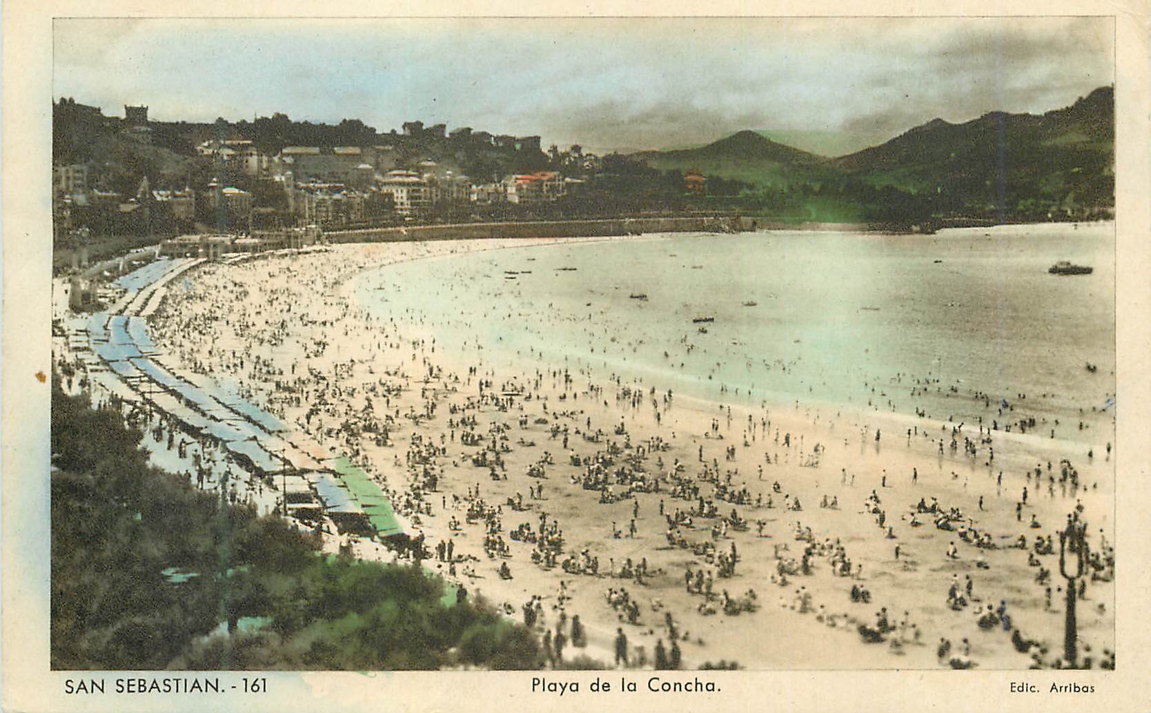 CPA San Sebastian Playa de la Concha 
