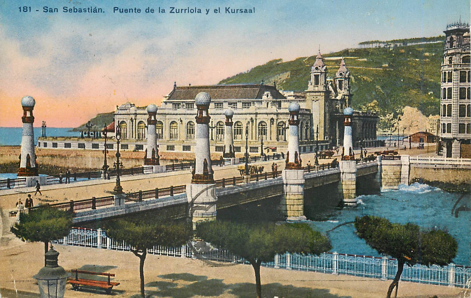 CPA San Sebastian Puente de la Zurriola y el Kursaal 