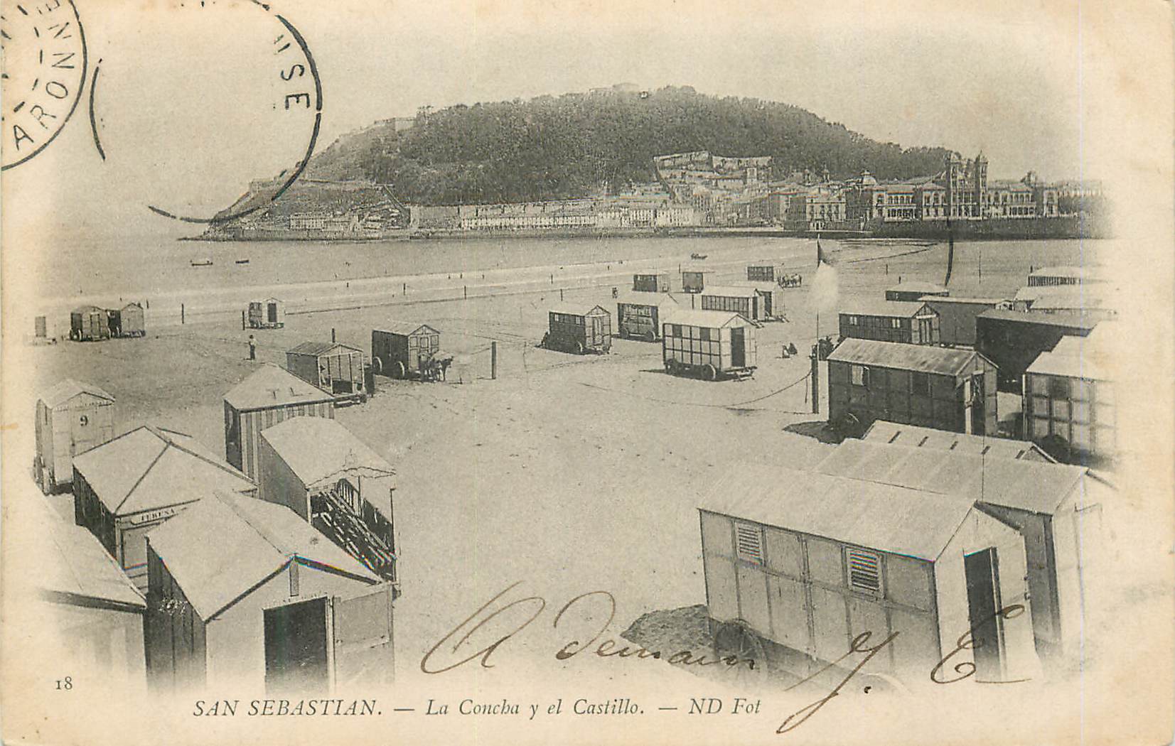 CPA San Sebastian La concha y el Castillo 