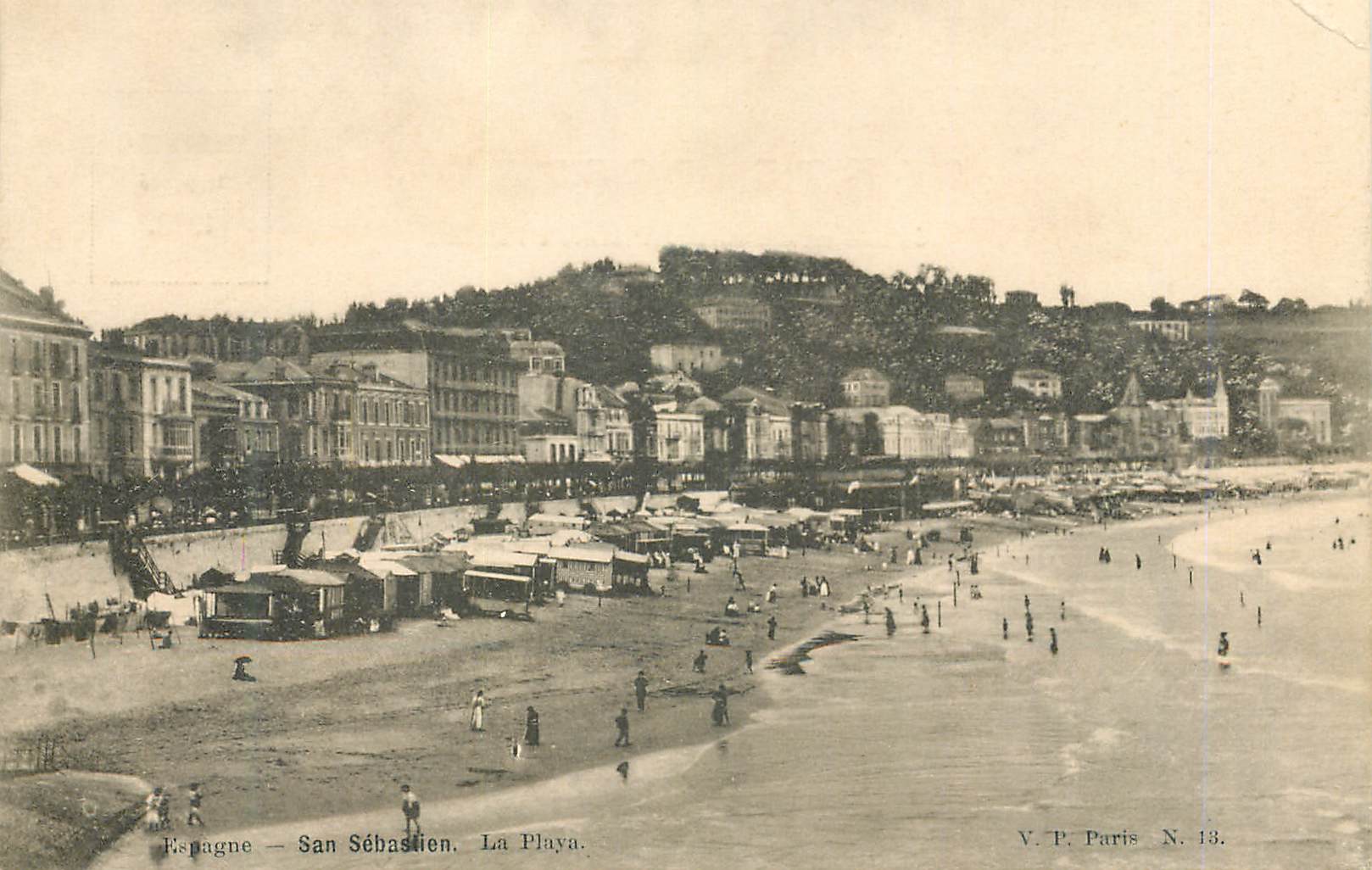 CPA San Sebastian La playa 