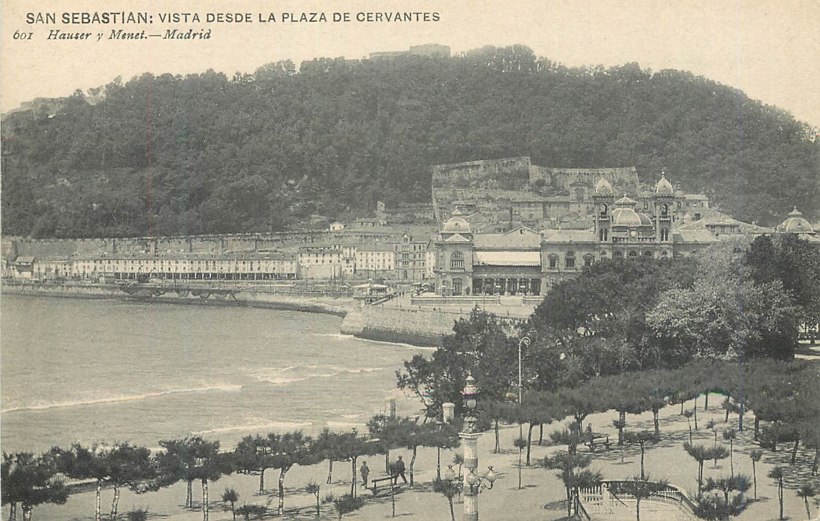 CPA San Sebastian Vista Desde la plaza de Cervantes 