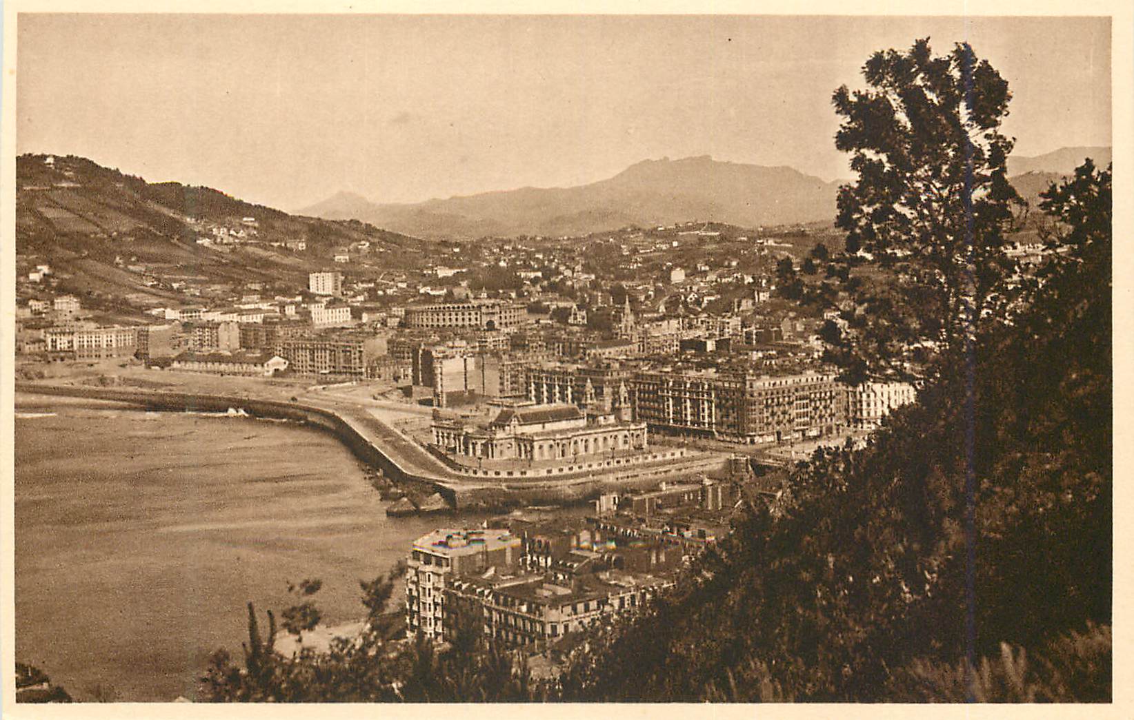 CPA San Sebastian Vista desde el monte Urgull 