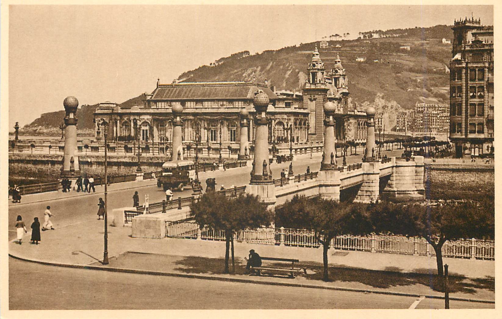 CPA San Sebastian Puente y Gran Kursaal 