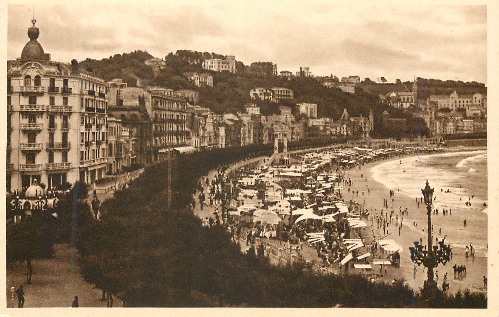 CPA San Sebastian Paseo y playa 