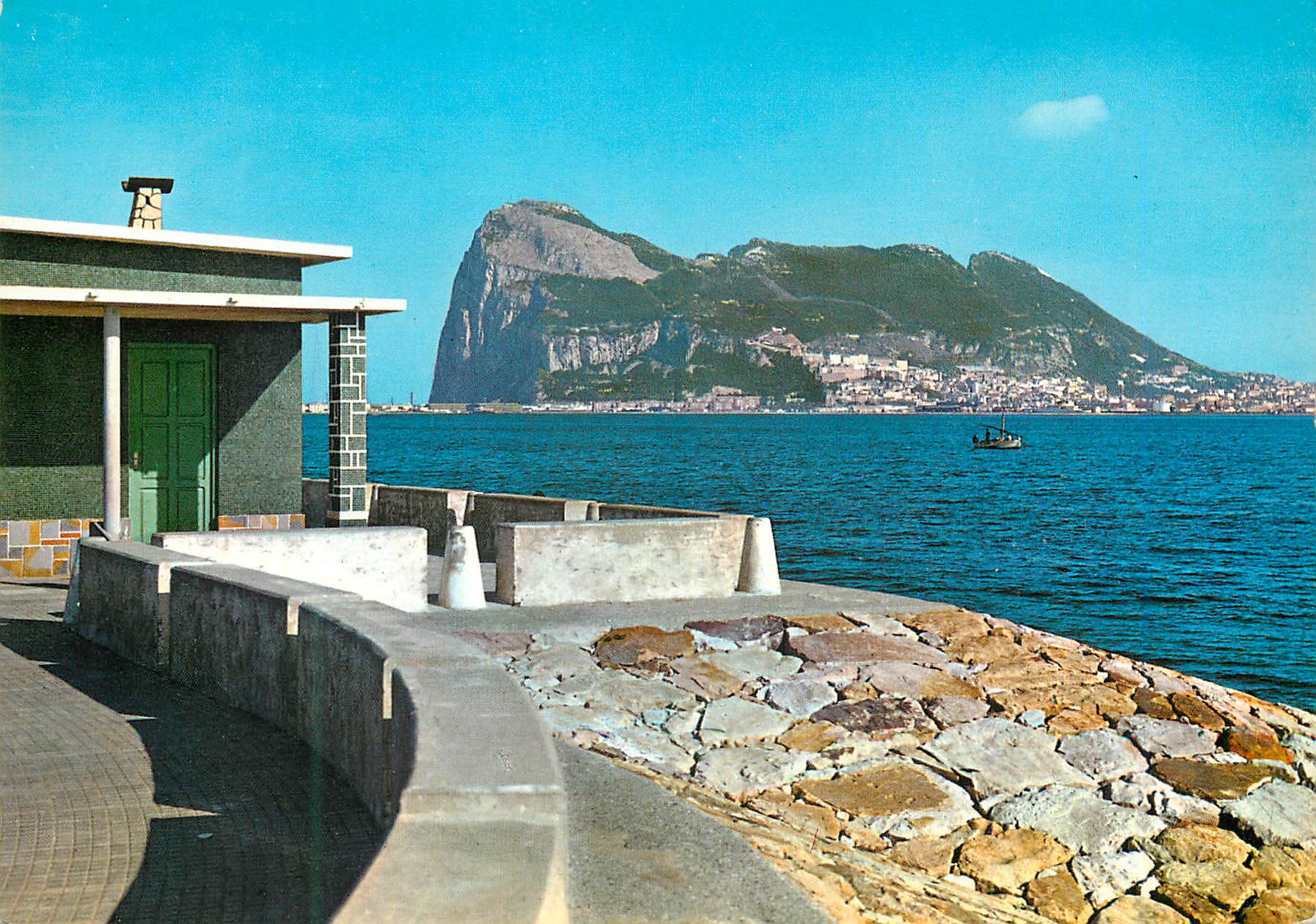 CPM La linea de la Concepcion Cadiz Le Rocher de Gibraltar 