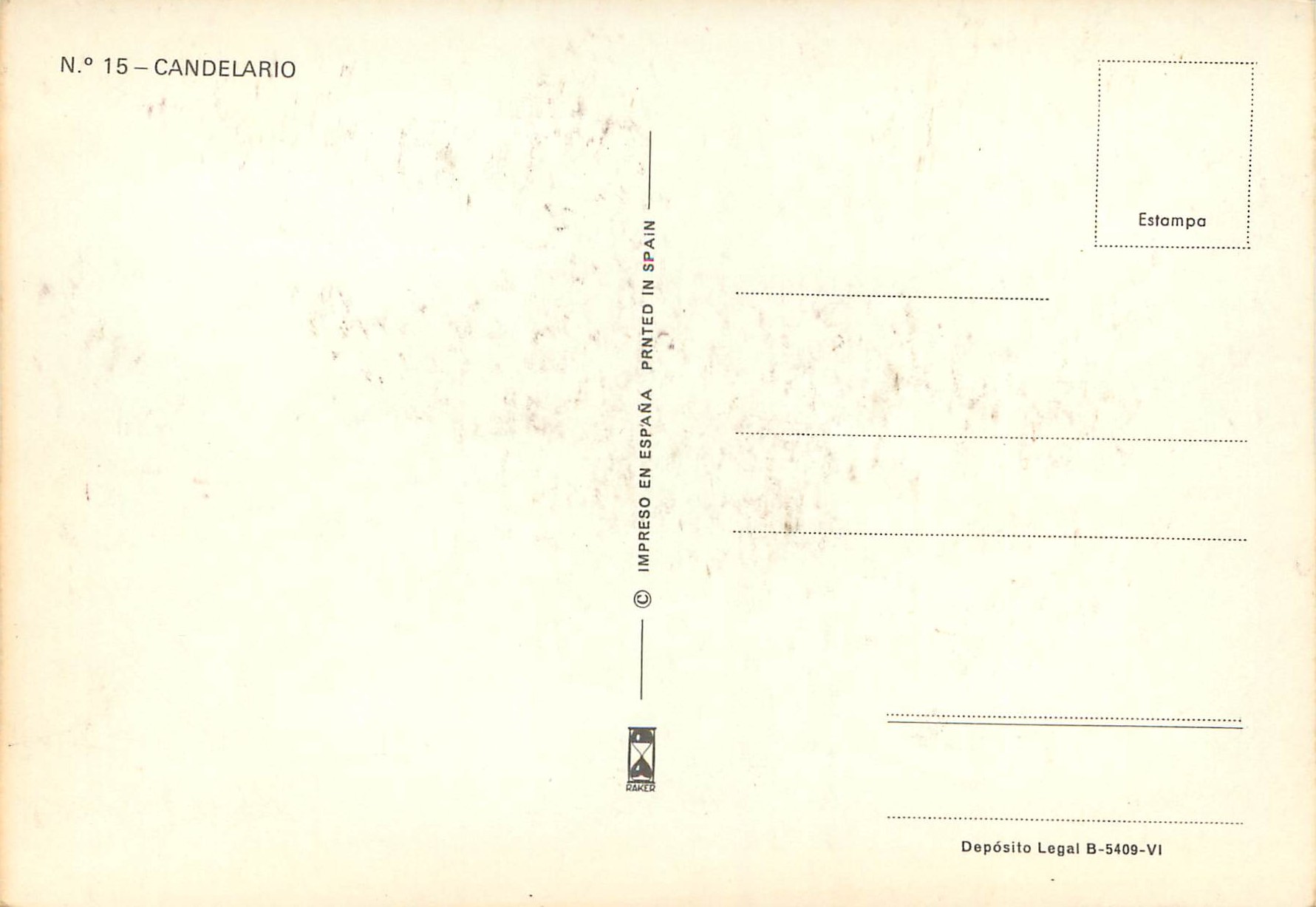 CPM Candelario  — Rückseite