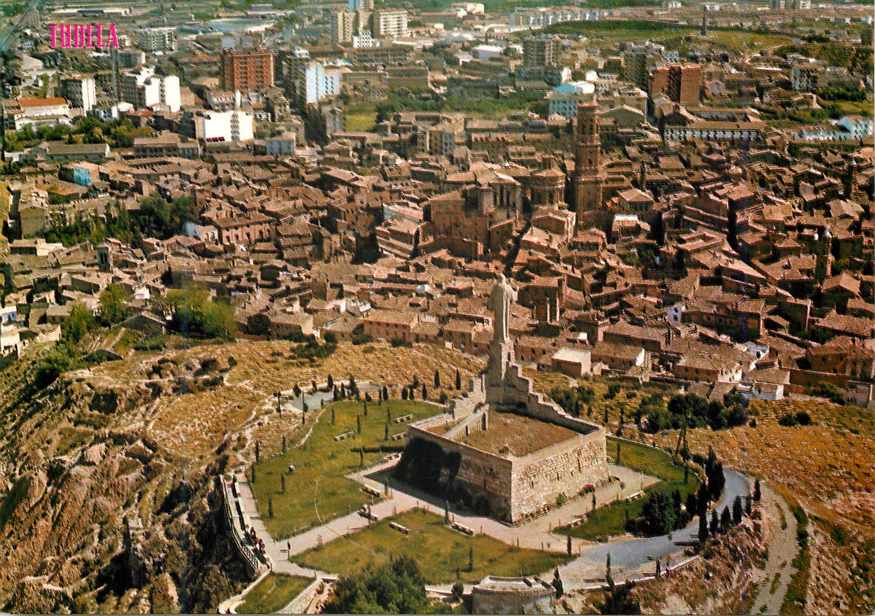 CPM Tudela Pamplona Vue aerienne 