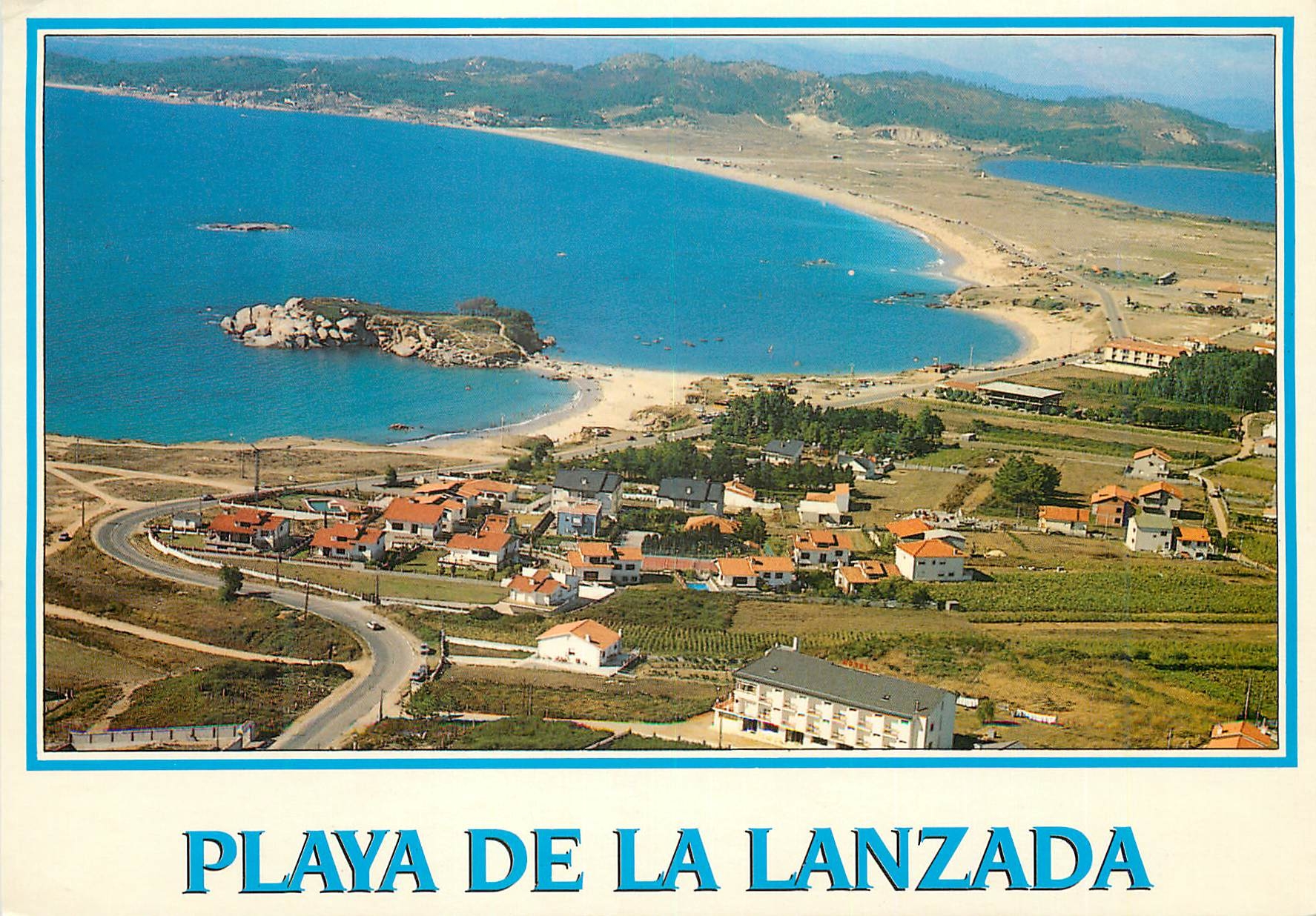 CPM Playa de la Lanzada Pontevedra Panoramica 