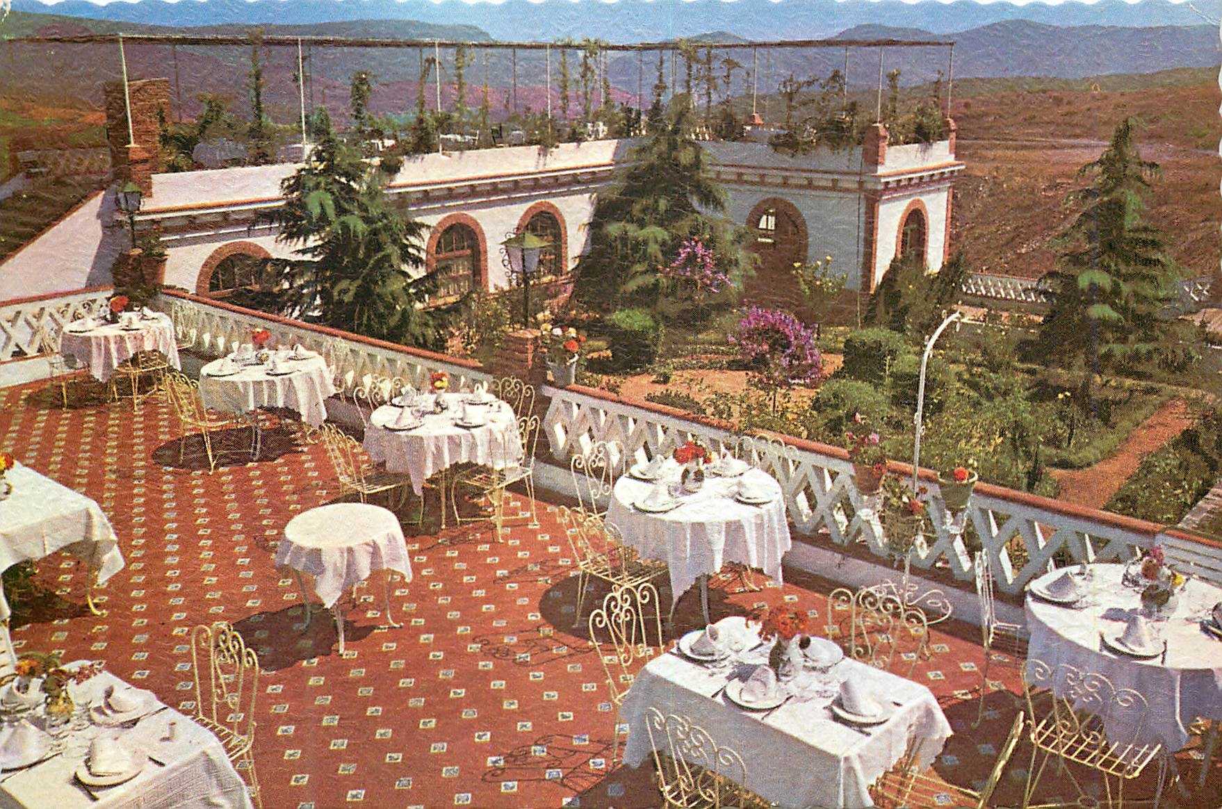 CPM El Meson Hotel Santa Elena Jaen Vue partielle des Terrasses 