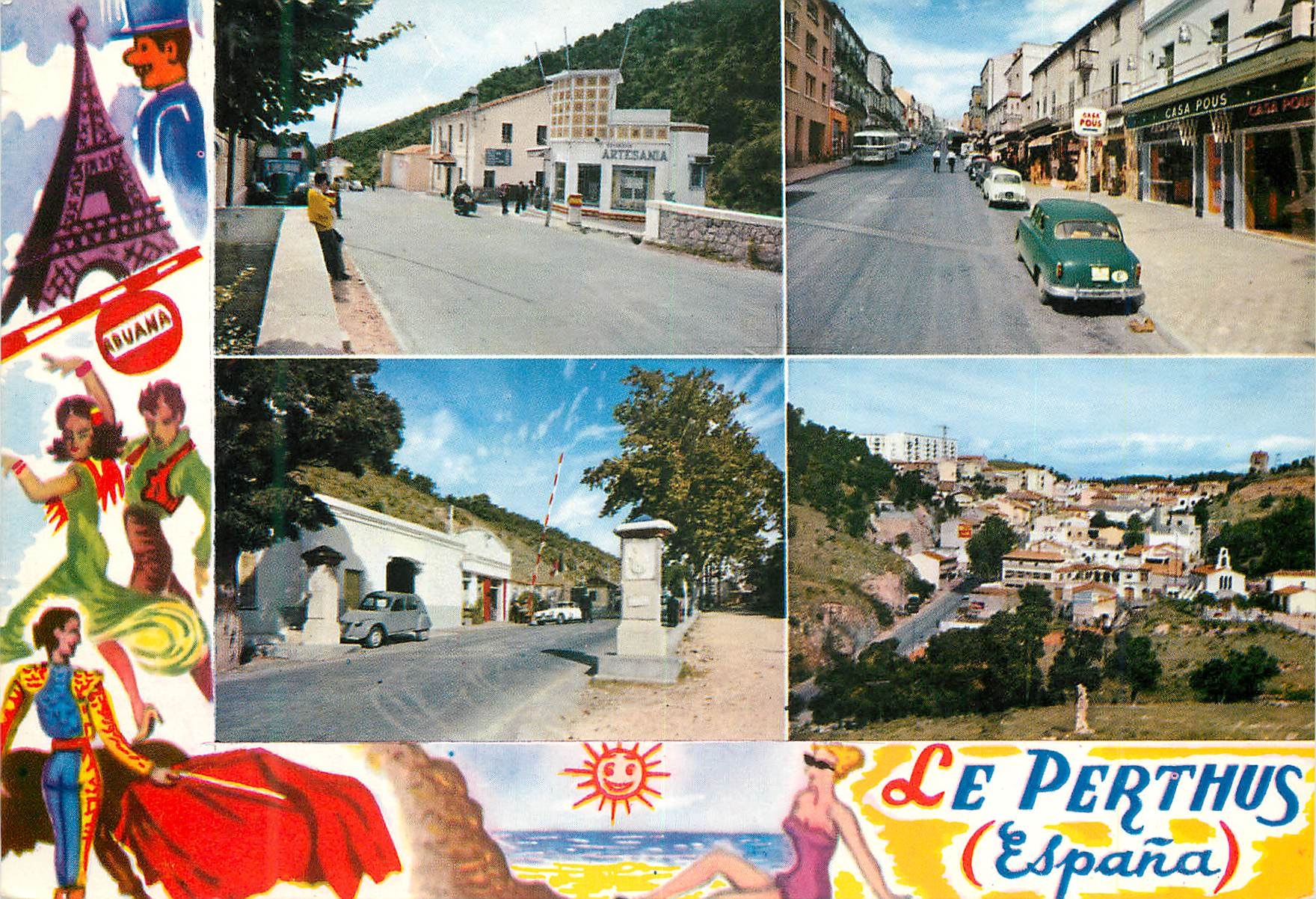 CPM Le Perthus Frontera Franca Espanola 