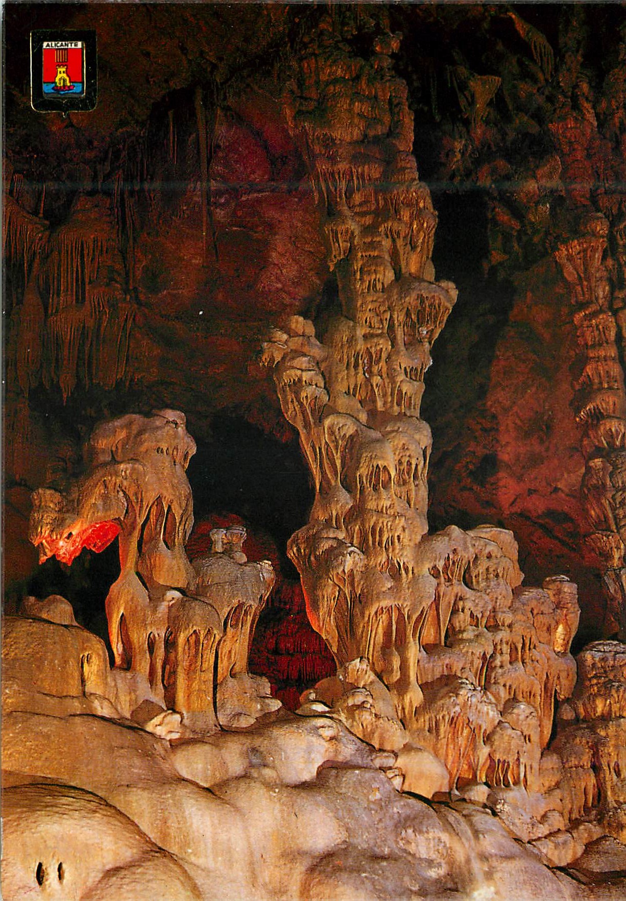 CPM Alicante Busot Cuevas de Canalobre Petit chienne Marylin 