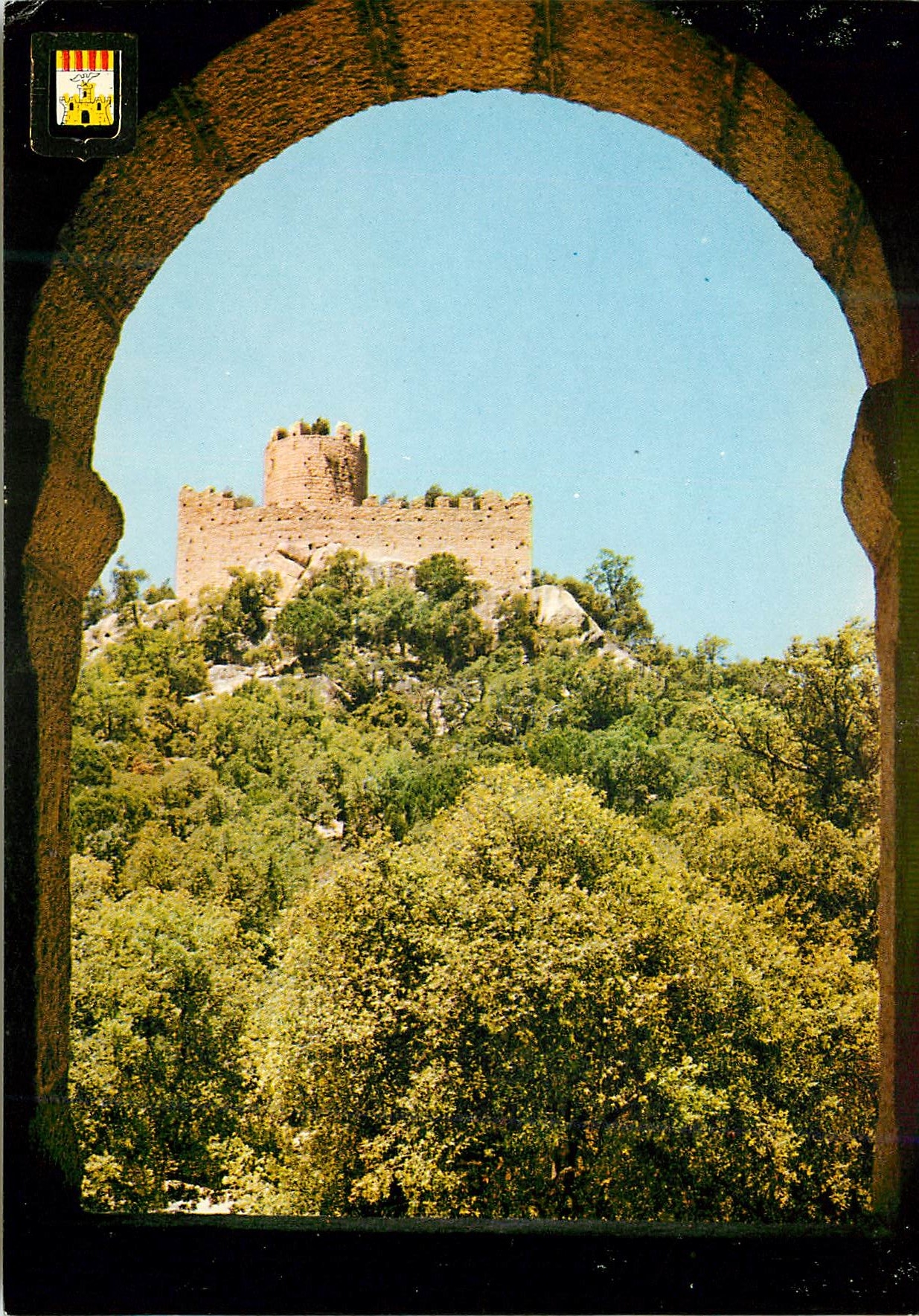 CPM Santa Coloma de Farnes Gerona Chateau de Farnes 