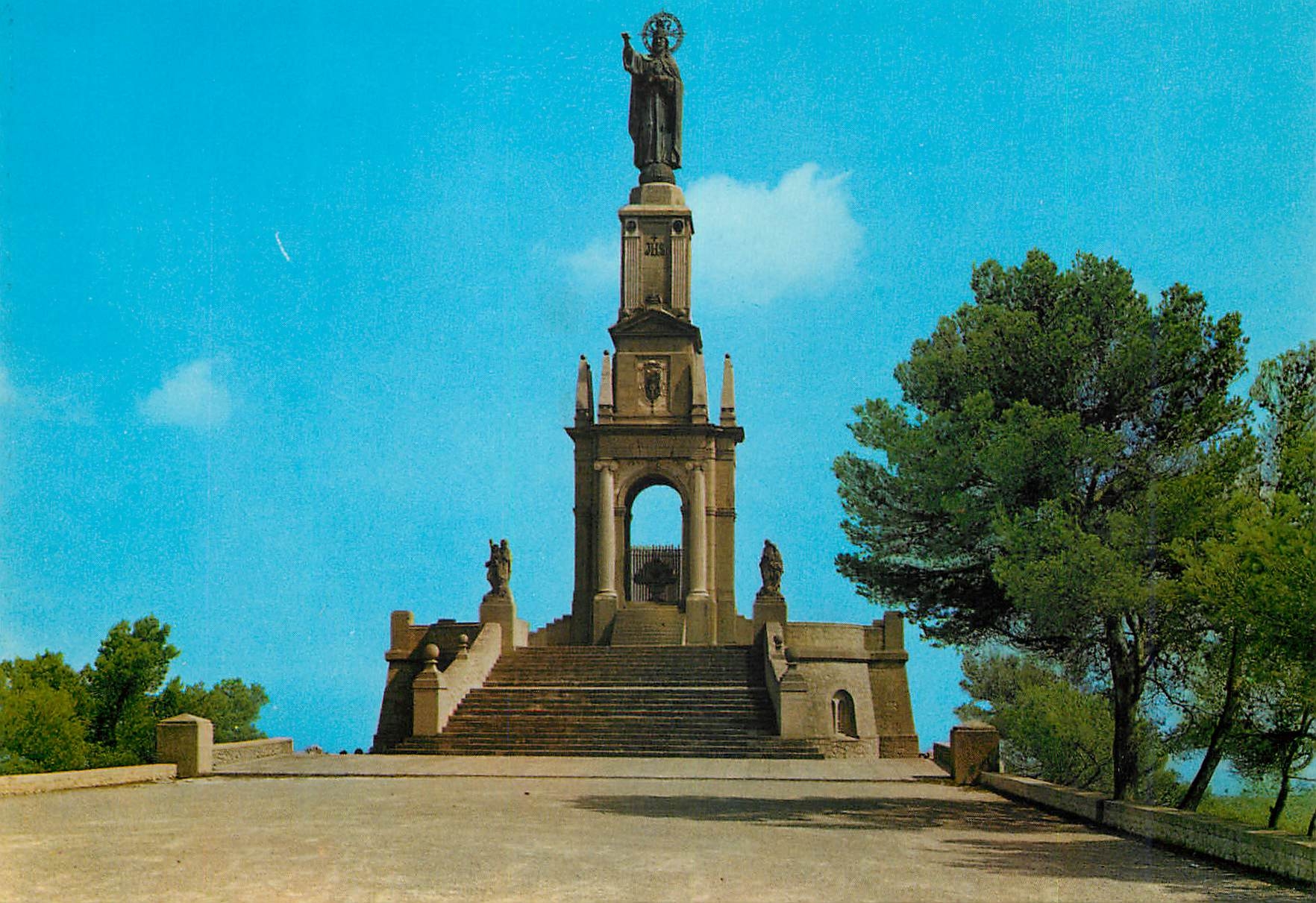 CPM Sanctuario de San Salvador Monumento a Cristo Rey Felanitx Mallorca 