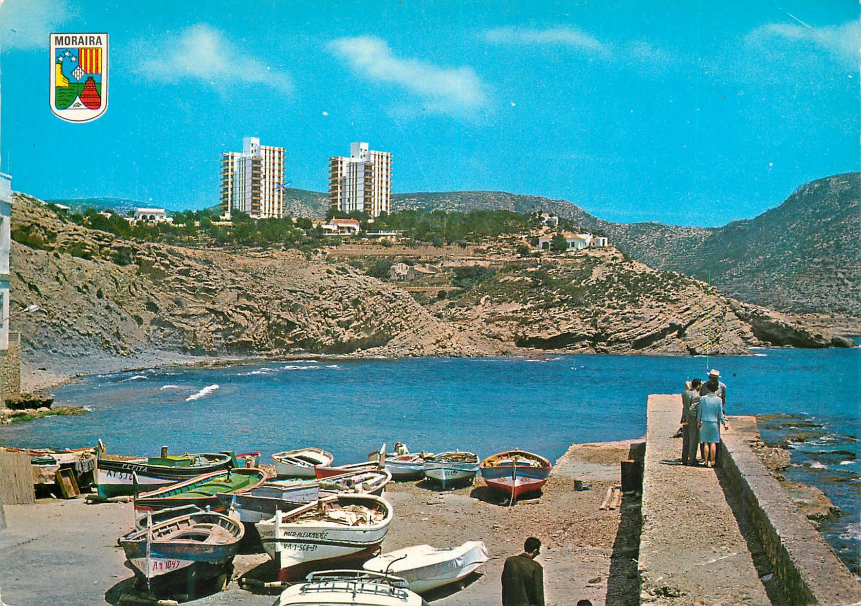 CPM Moraira Alicante Vue pittoresque 