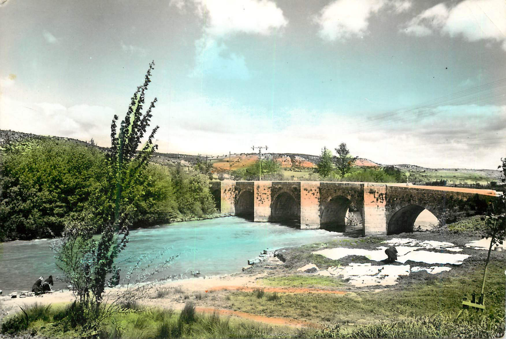 CPM Quintana del puente Palencia Puente sobre el Arlanza 