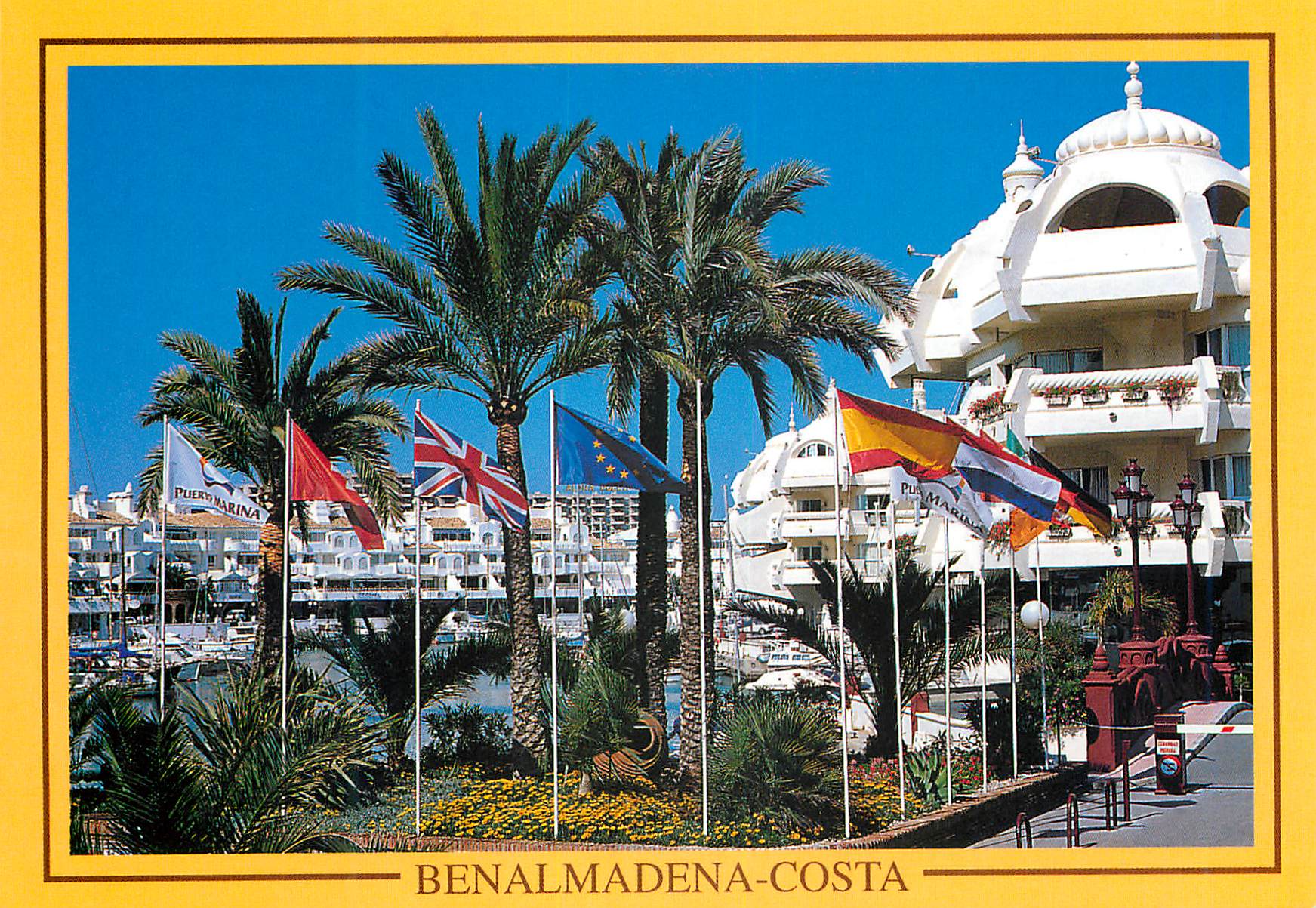 CPM Benalmadena Costa Costa del Sol Port Marina vue partielle 
