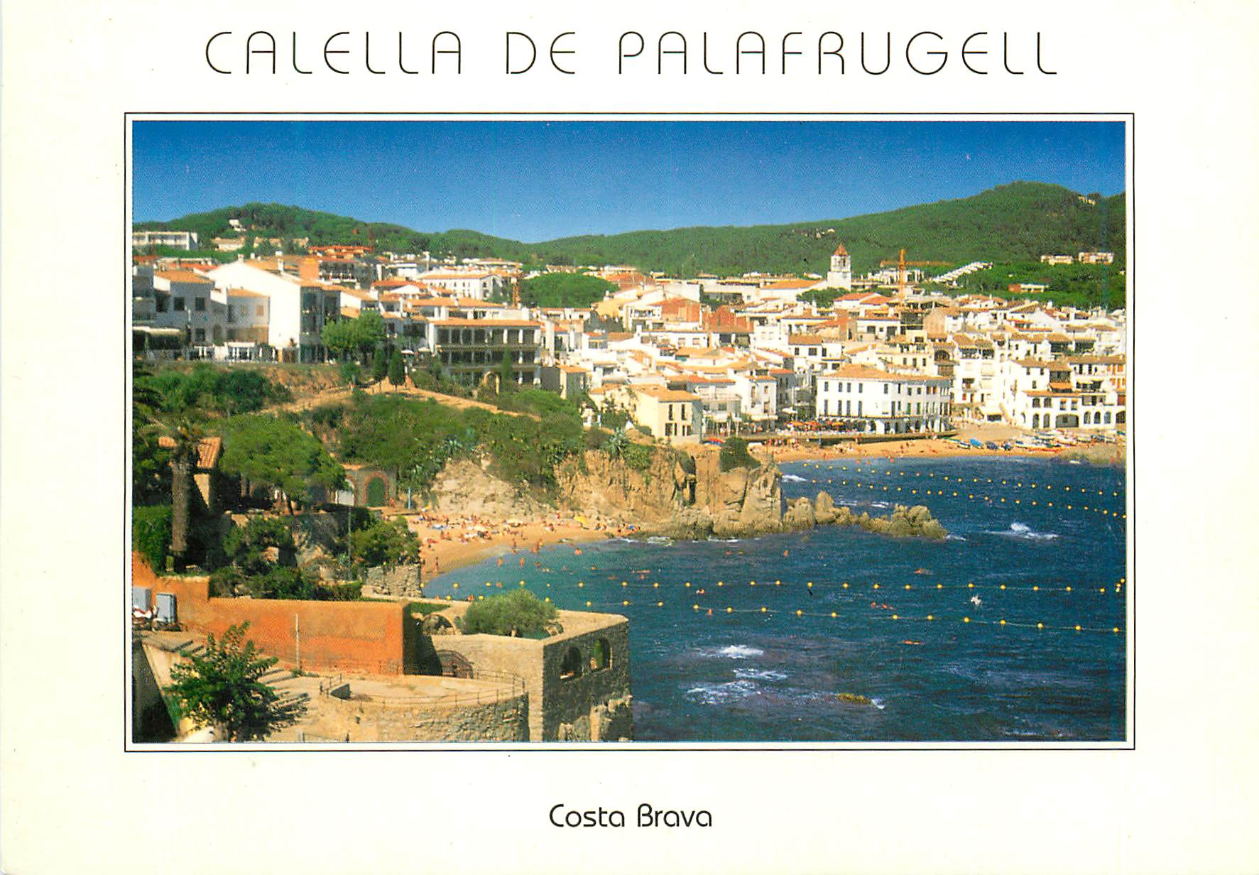 CPM Calella de Palafrugell Costa Brava Vista general des de l Hotel Sant Roc 