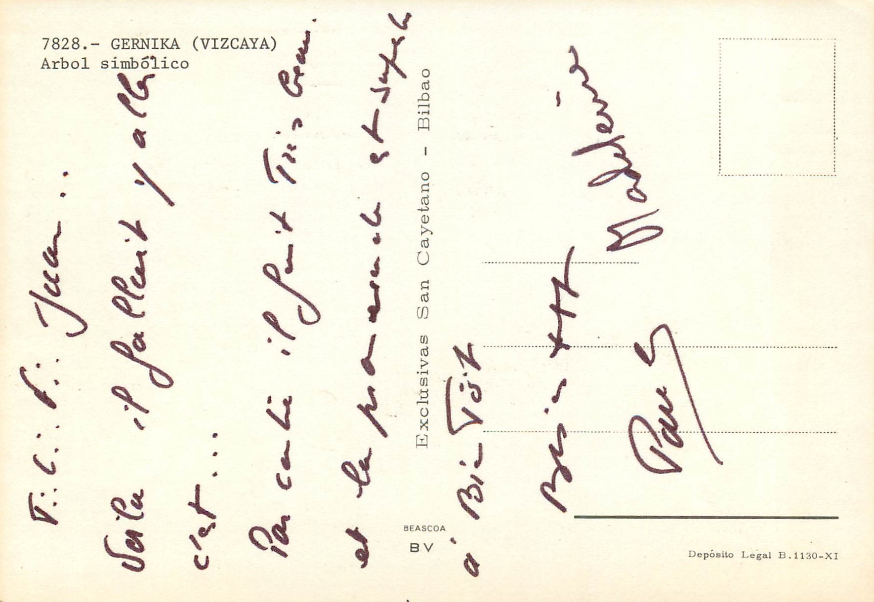 CPM Gernika Vizcaya Arbol simbolico  — Back