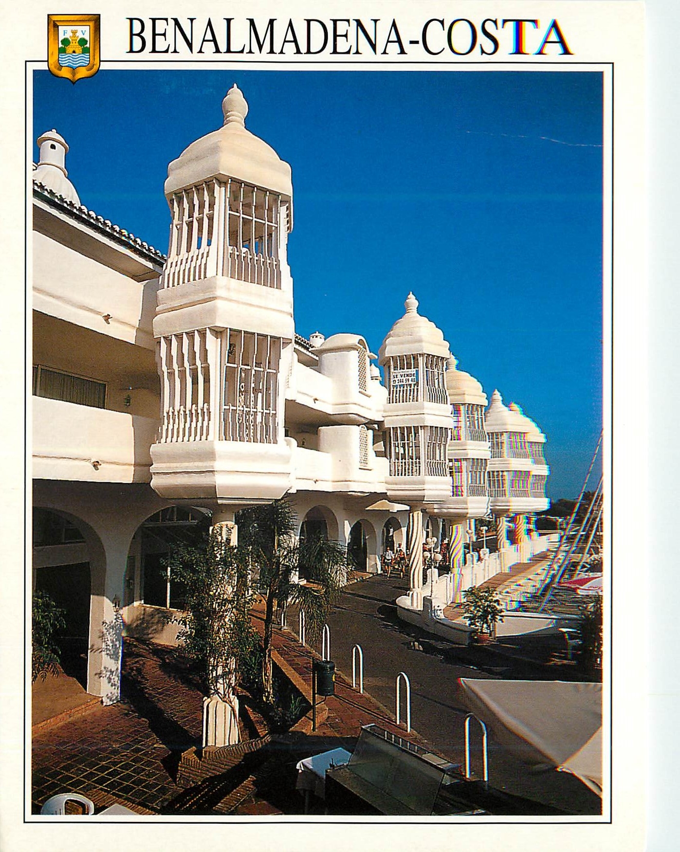 CPM Benalmadena Costa Costa del Sol Vue partielle du port sportif 
