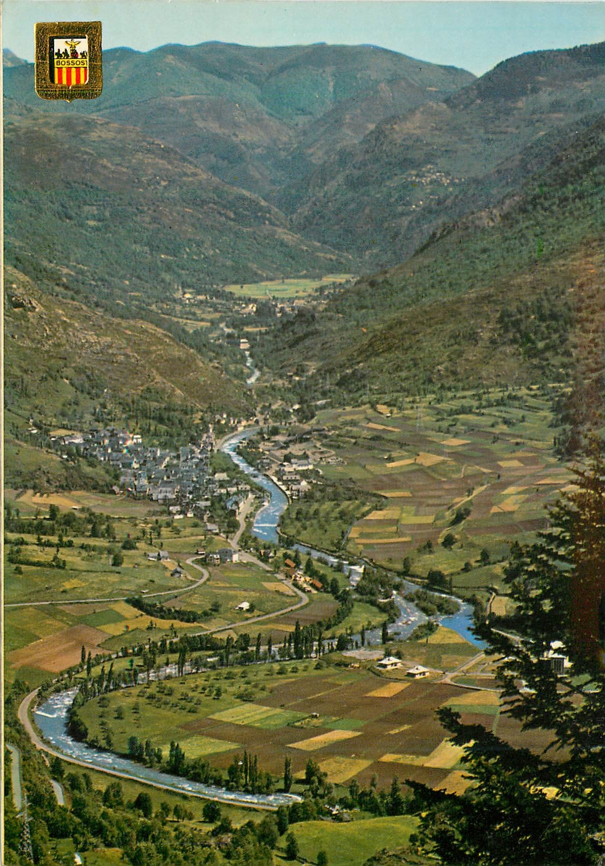 CPM Pirineu Catala Lleida Vall d Aran Bossost Vue generale Les et Canejan au fond 