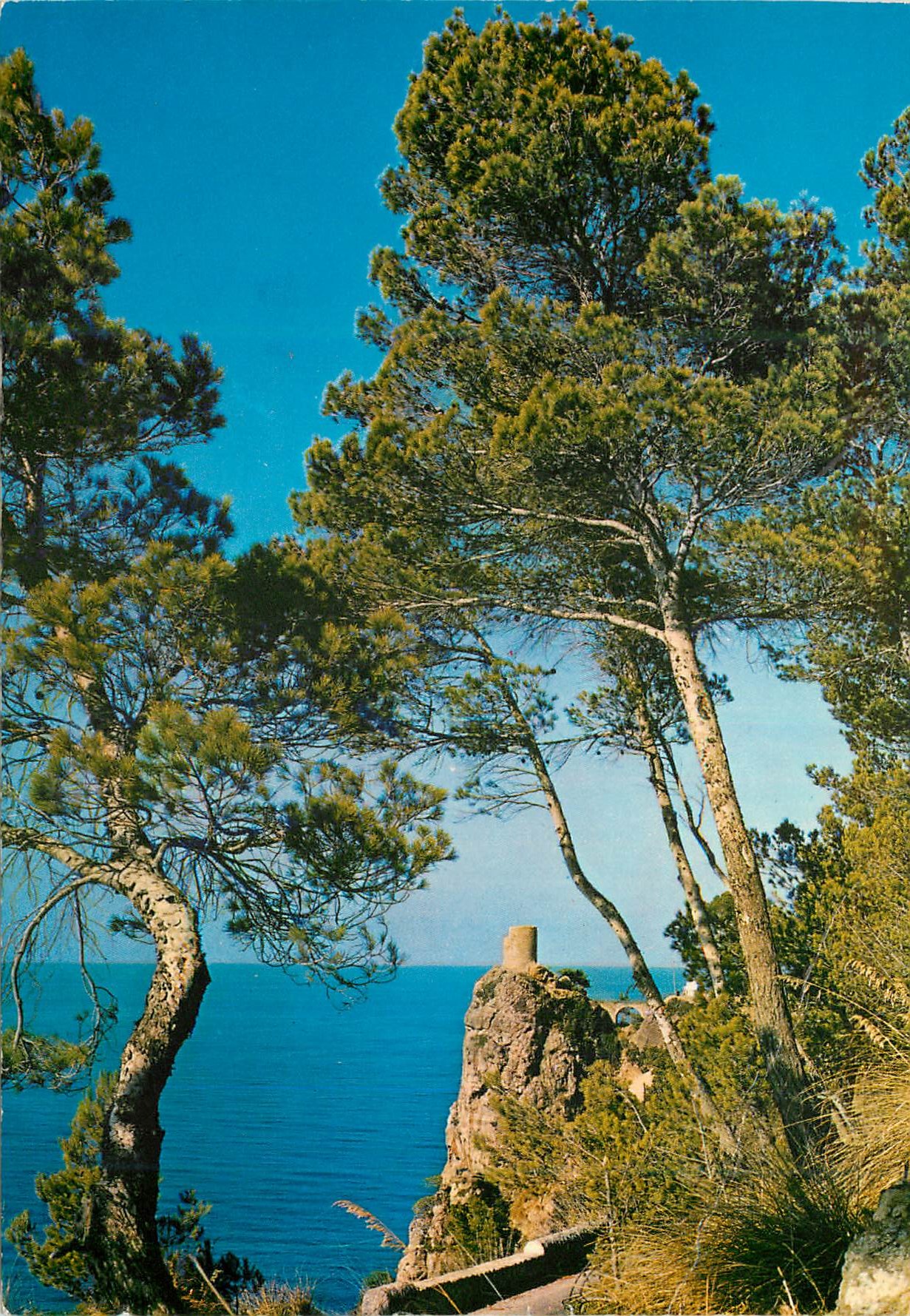 CPM Mallorca Baleares Espana Banalbufar Atalaya de Ses Animes 