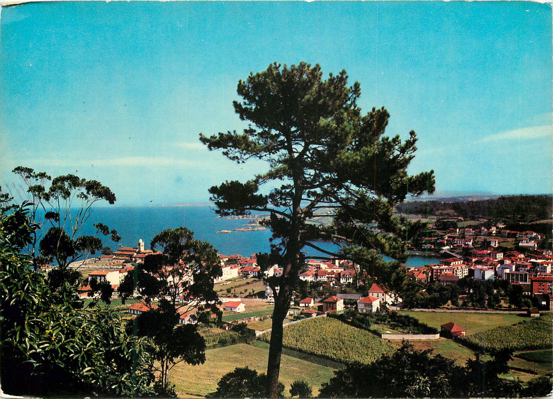 CPM Luanco Costa Verde Asturias Vue generale 