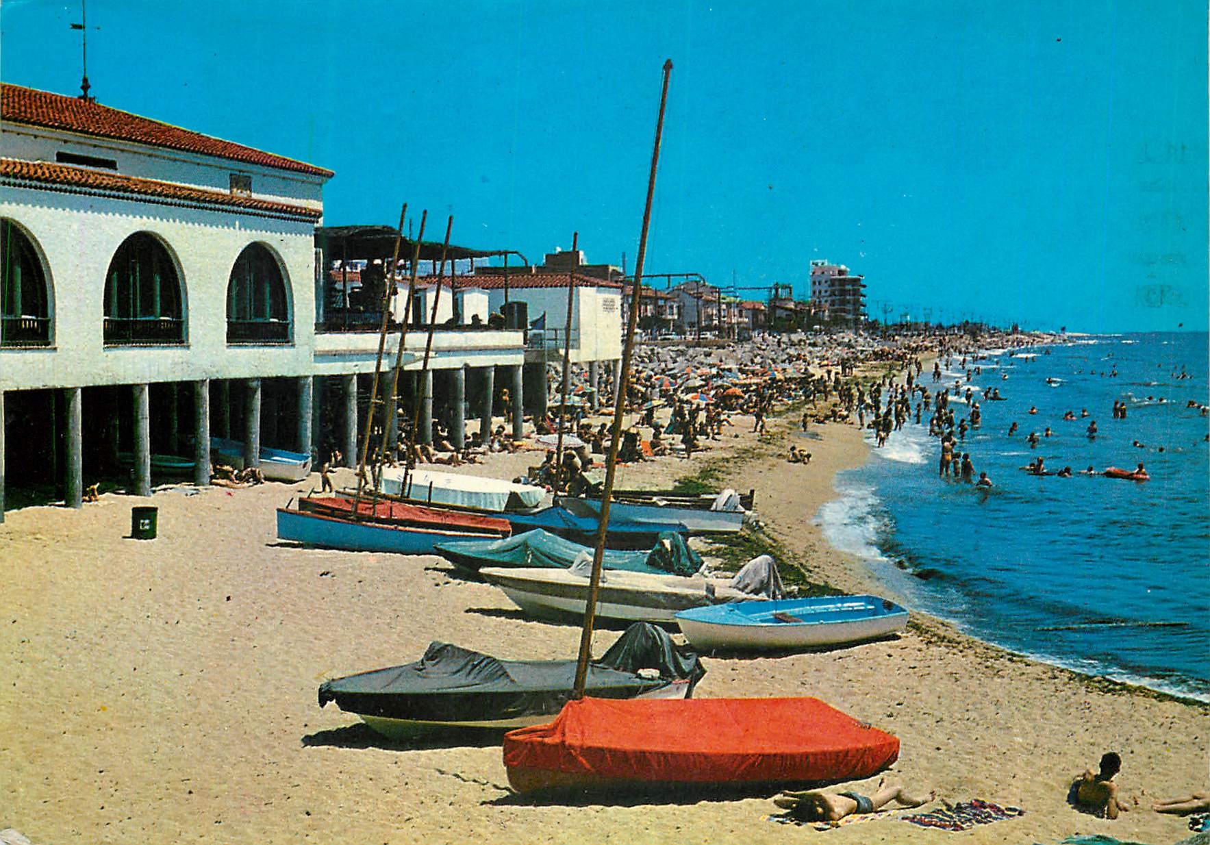 CPM Costa Dorada Premia de Mar Plage du Casino Bellamar 