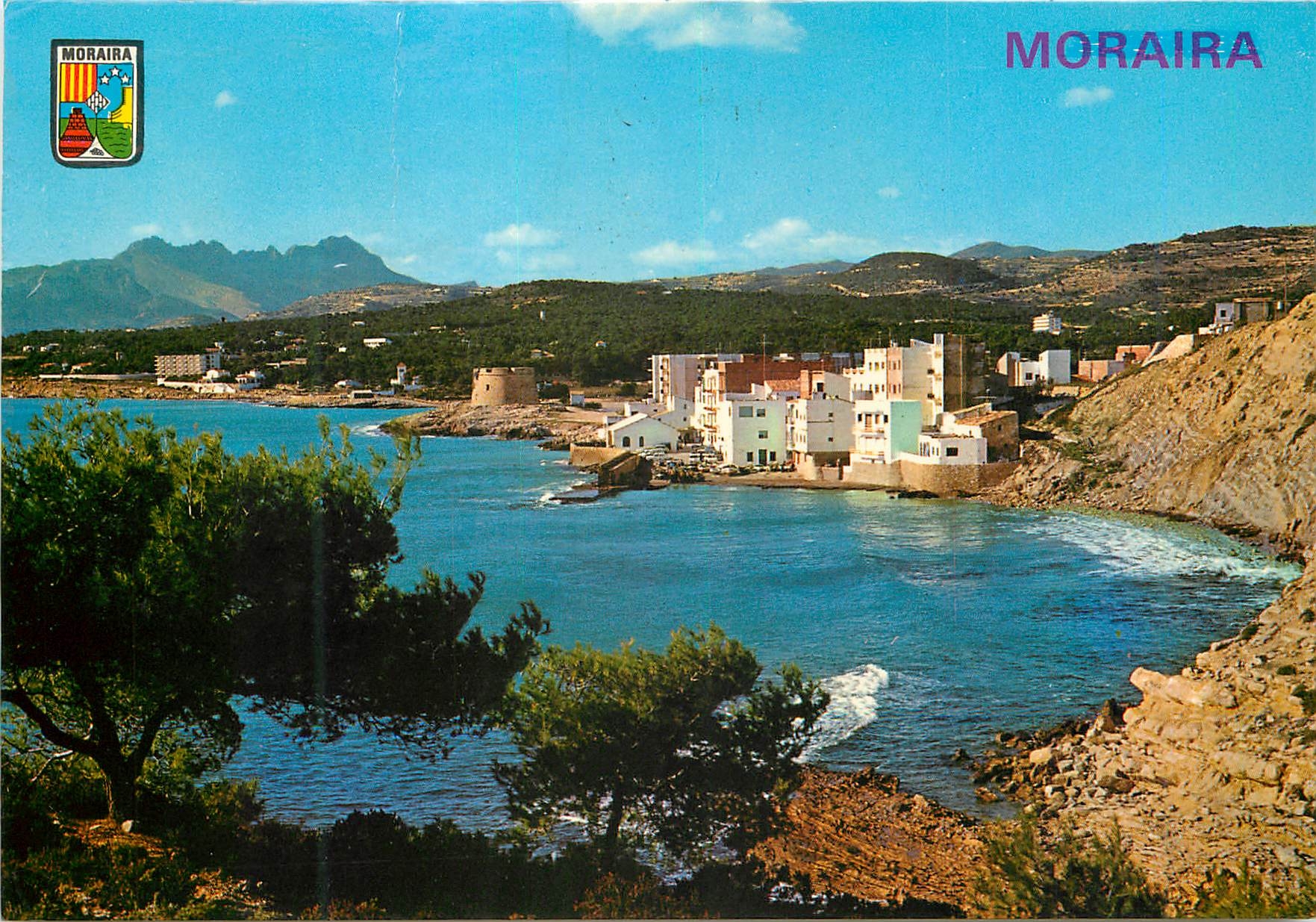 CPM Moraira Alicante Vue partielle 
