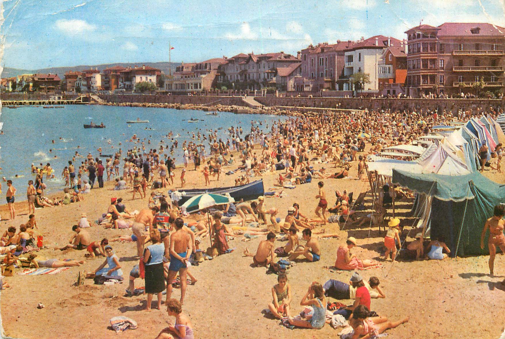 CPM Las Arenas Vizcaya La plage de las Arenas Le Guecho 