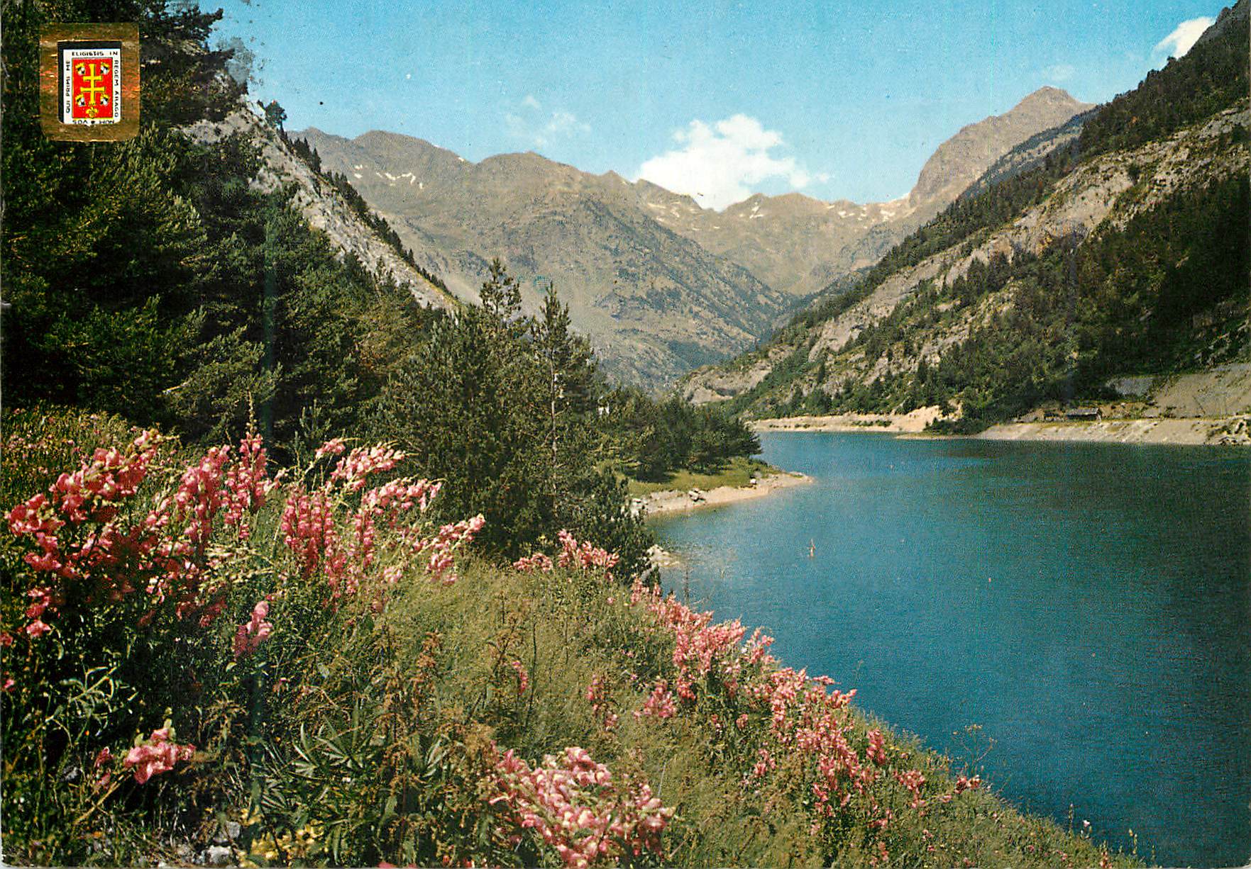 CPM Pirineo Aragones Huesca Sallent de Gallego Valle de Tena Lac de La Sarra au fond Mont de Soba 