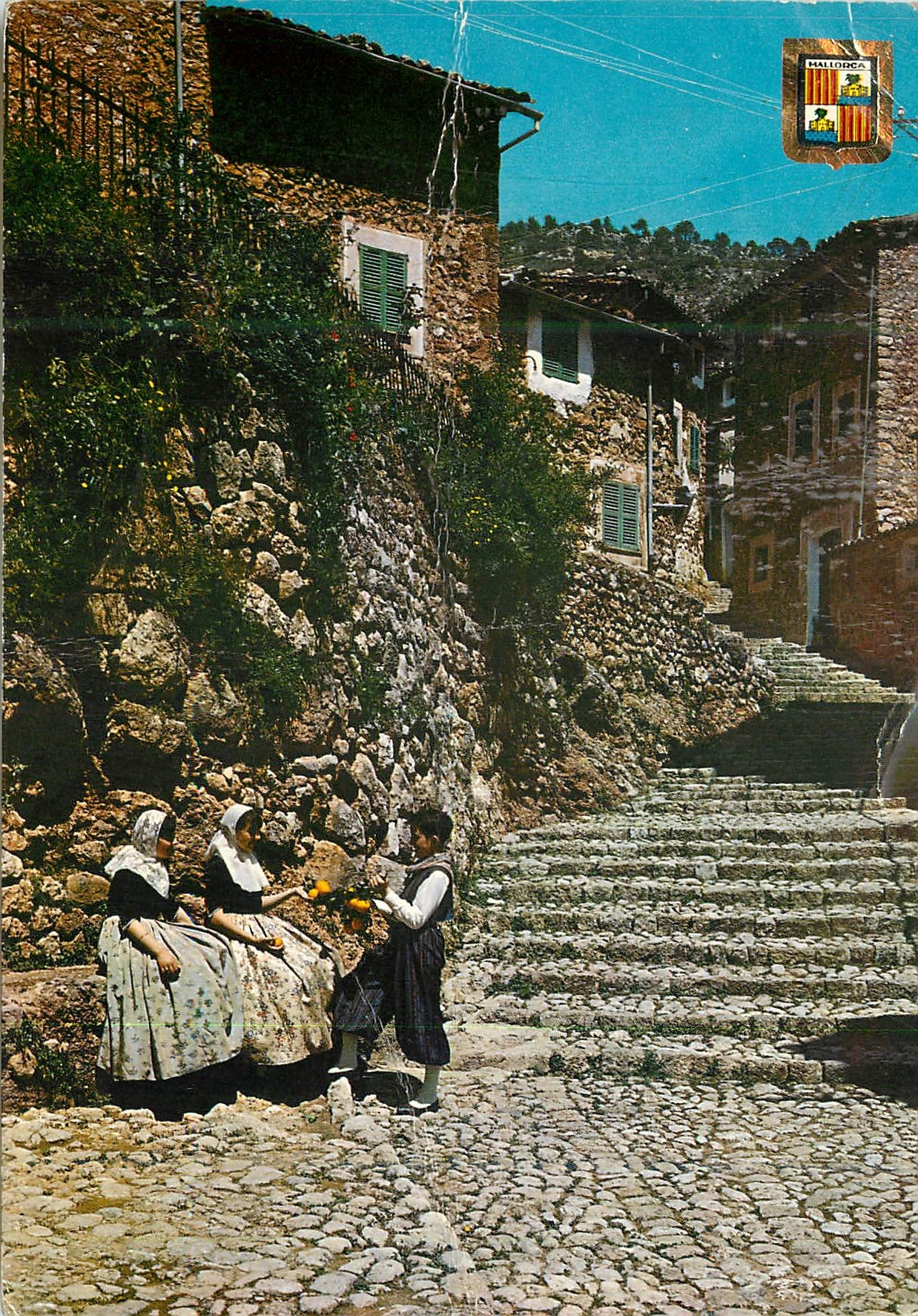 CPM Mallorca Fornalutz Rue typique 