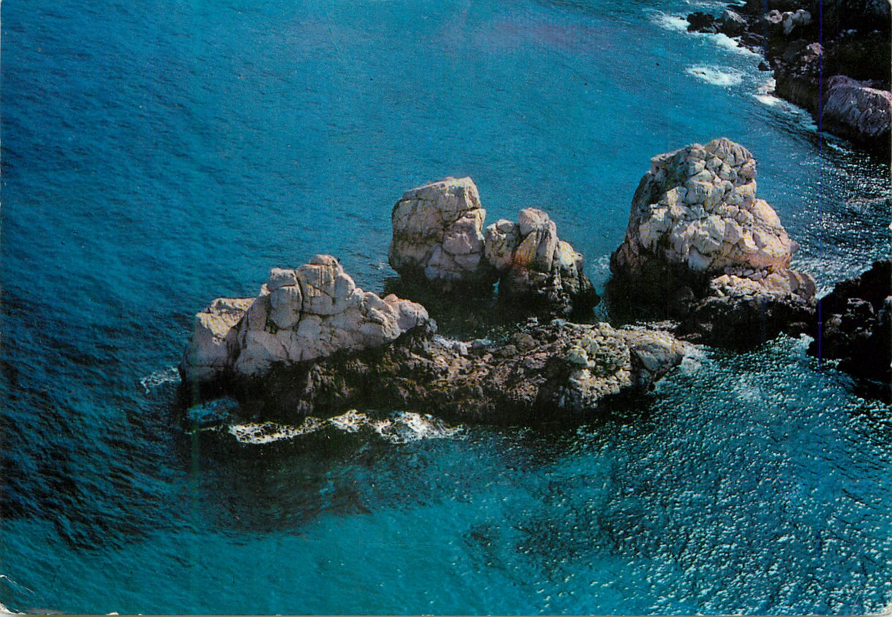CPM Mallorca Baleares Espana Deya Detalle de la costa Vista aerea 