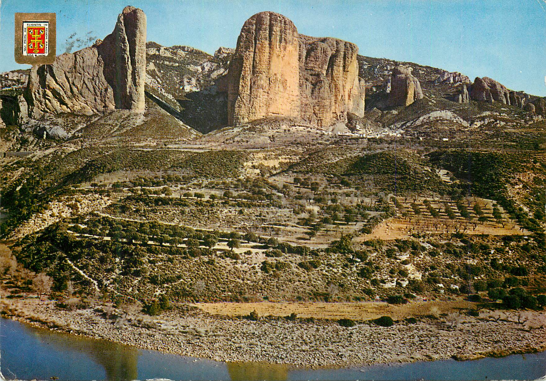 CPM Pirineo Aragones Huesca Riglos Vue des Mallon de Riglos 