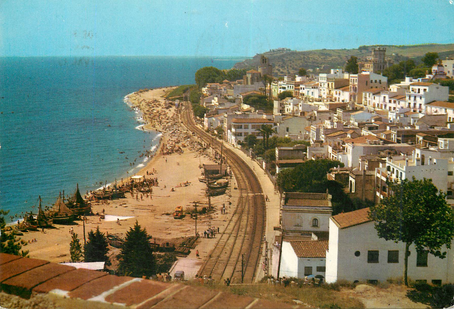 CPM San Pol de Mar Barcelona Espana Vue d ensemble 