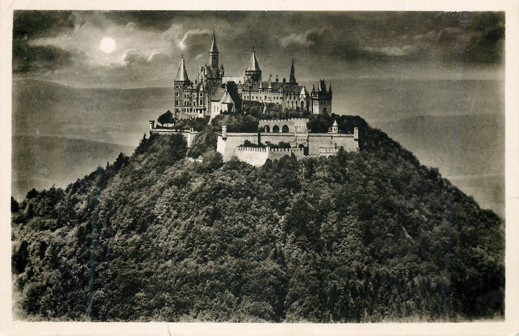 CPM Burg Hohenzollern Mondscheinmotiv 