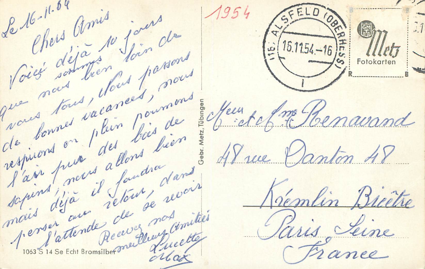 CPM Alsfeld Hessen  — Rückseite
