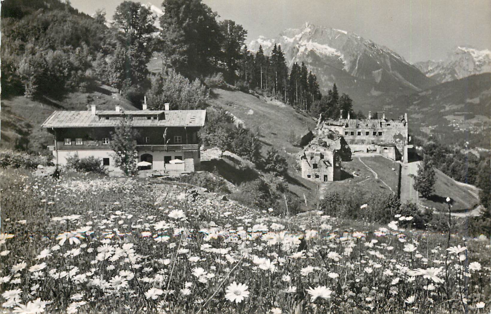 CPM Hotel Turken Obersalzberg mit Ruine Hitlerhaus 