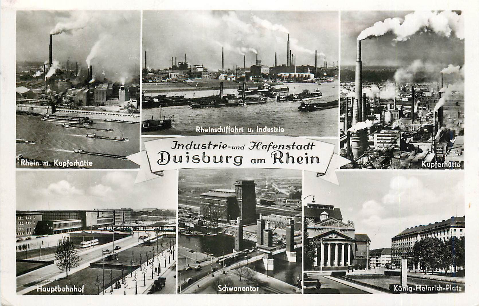 CPM Industrie und Hafenstadt Duisburg am Rhein 